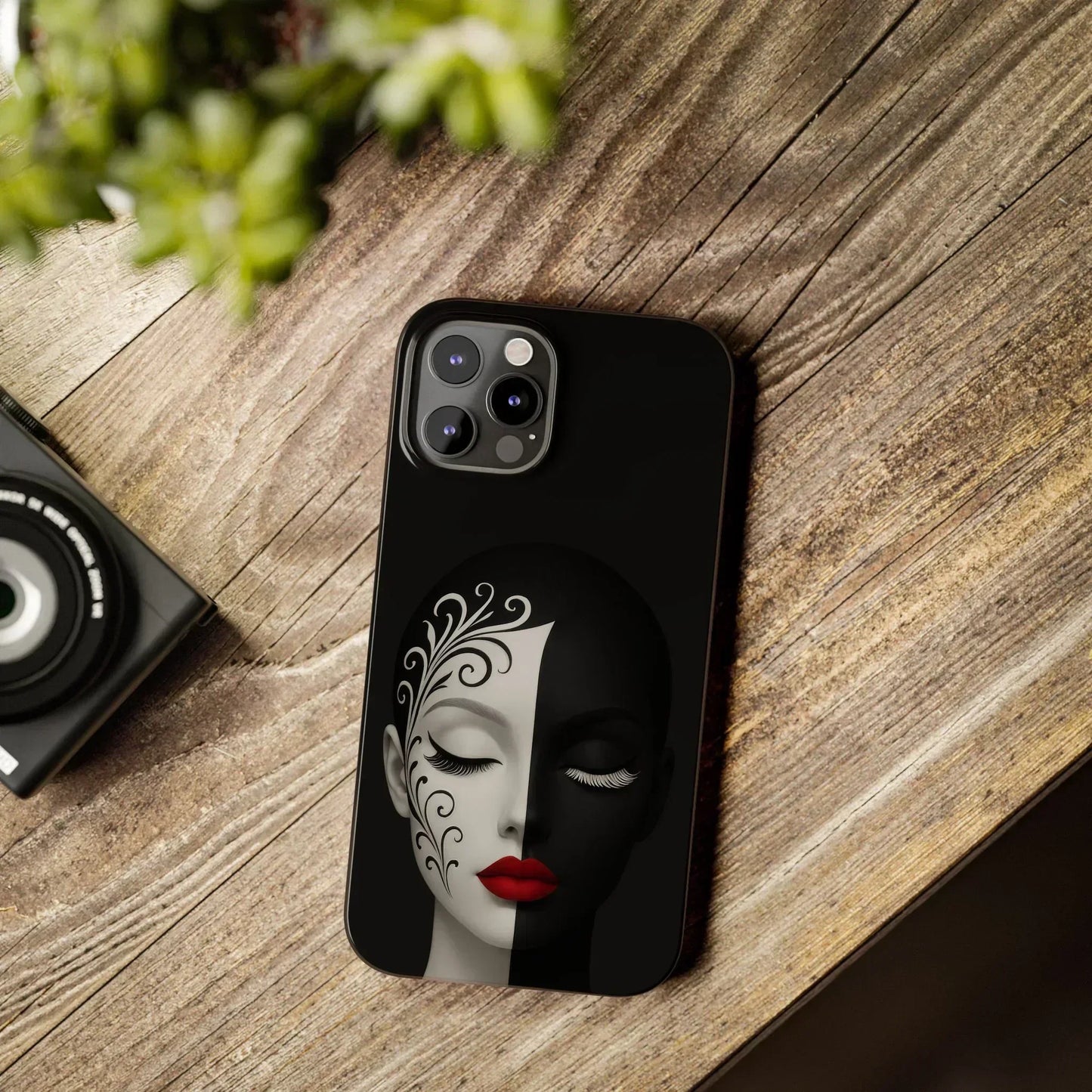 Artistic Head Design Phone Case for iPhone 7-16 Models - KarArmDesign