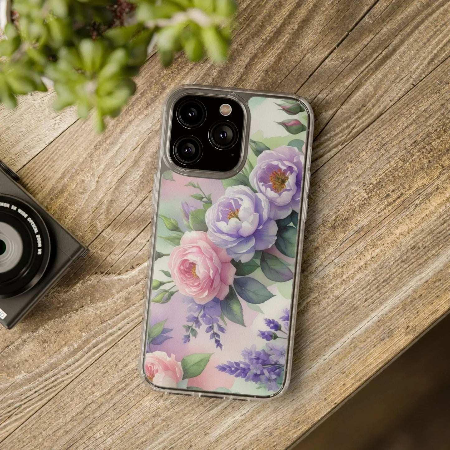 Clear Phone Case for iPhone 12-16 and Samsung Galaxy S21 Models - KarArmDesign