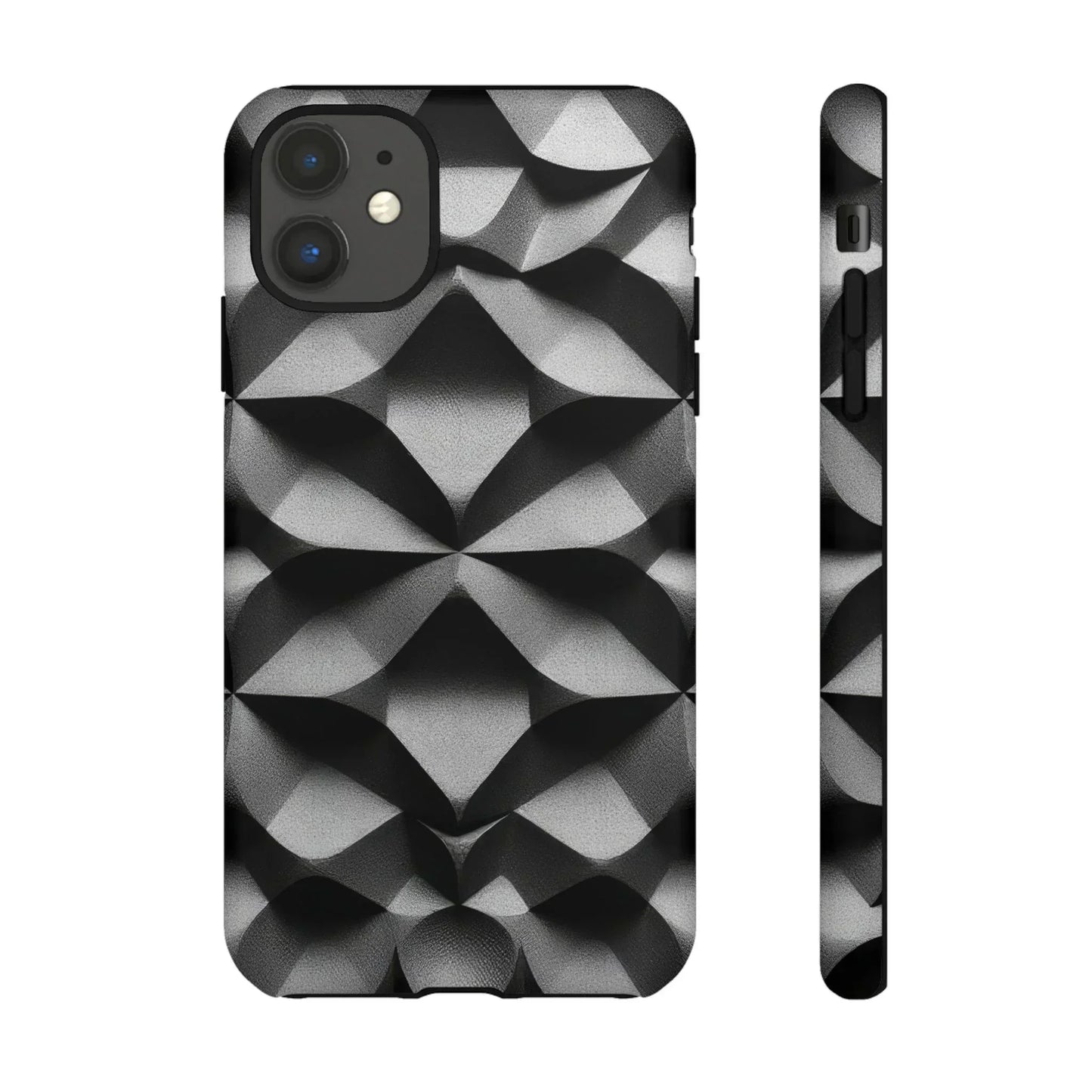 3D Geometric Phone Case for iPhone 8–16 Models - KarArmDesign