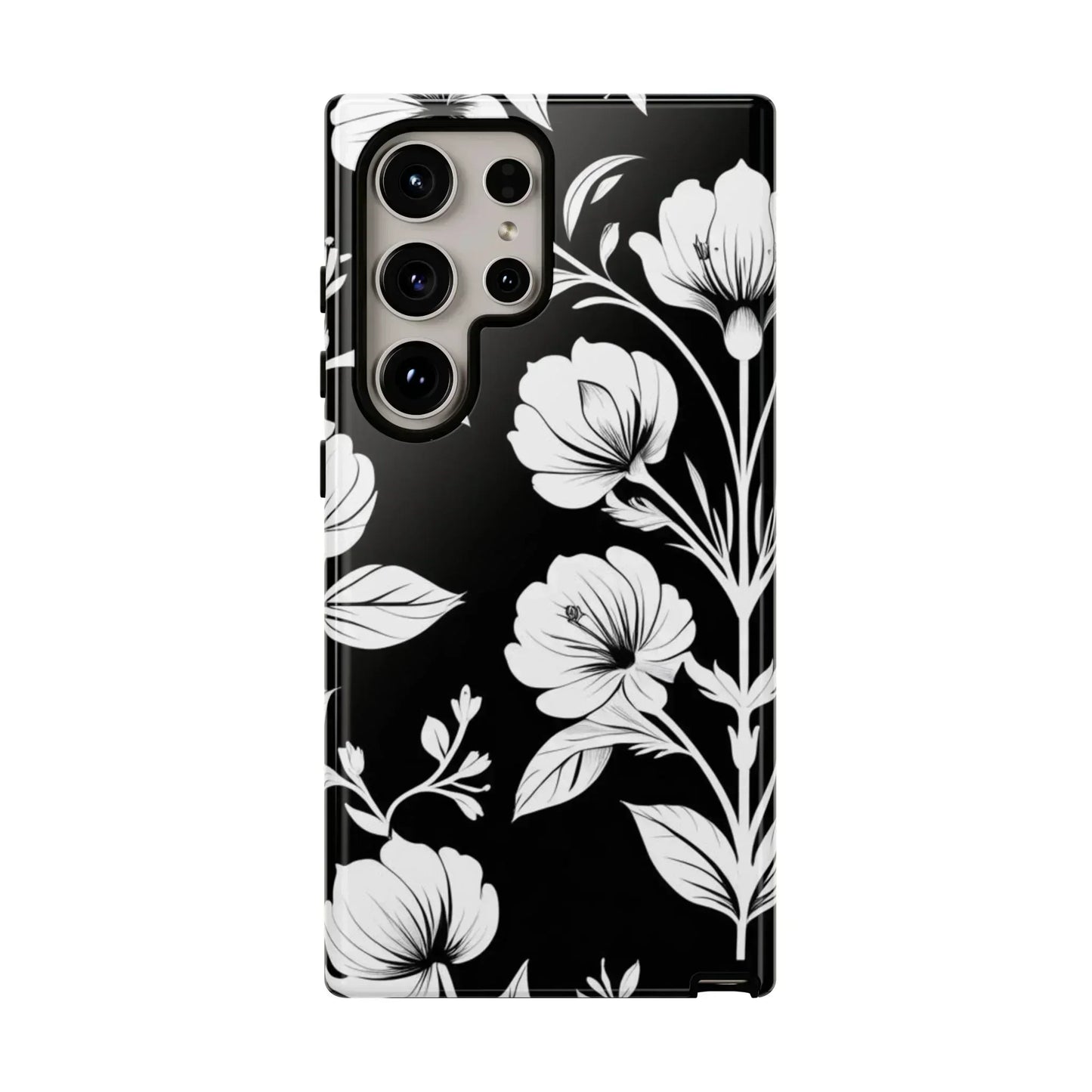 ElegantFloral Phone Case for Samsung Galaxy S10-S25 Models - KarArmDesign