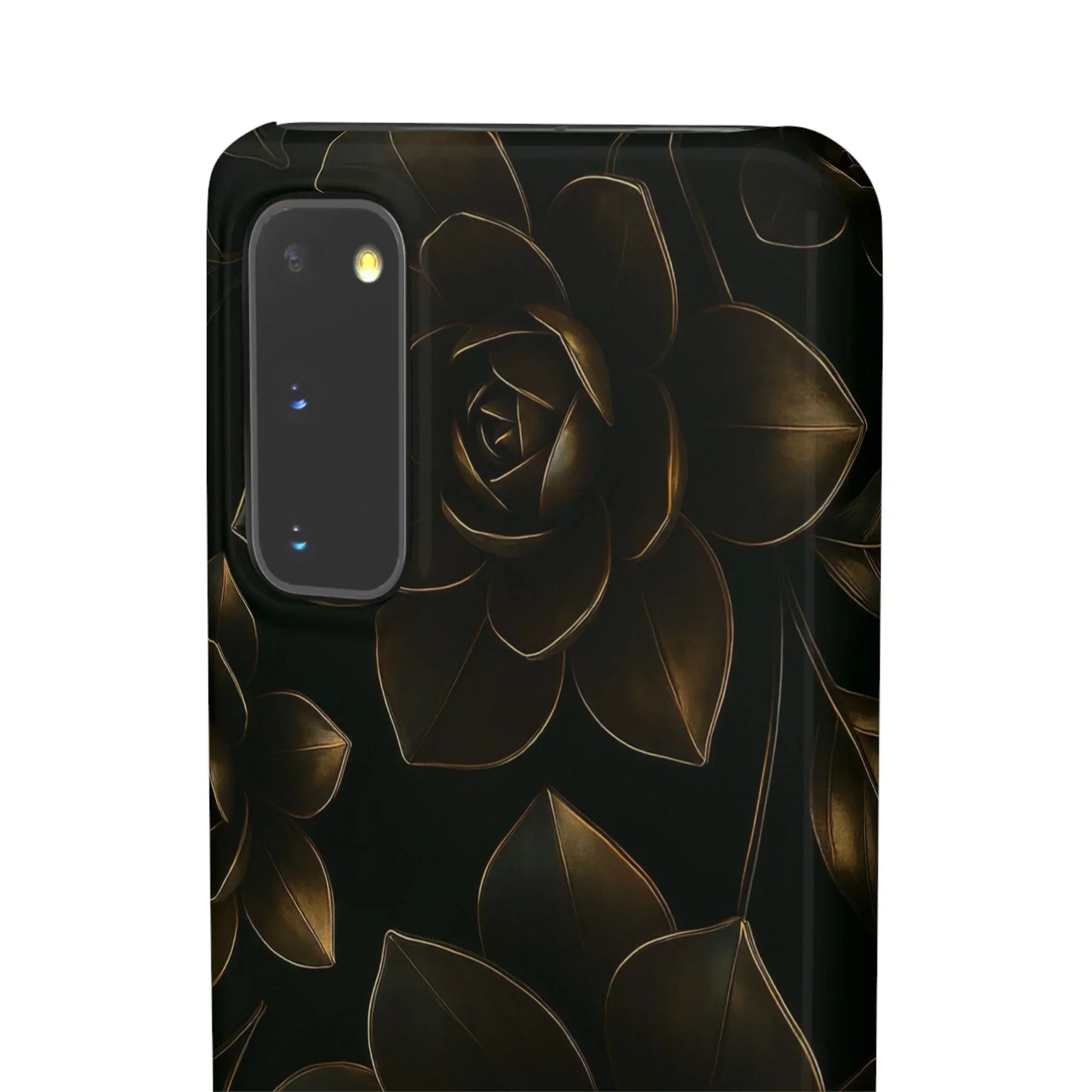 Metal Flower Phone Case for iPhone 7-16 and Galaxy S10-S24 Models - KarArmDesign