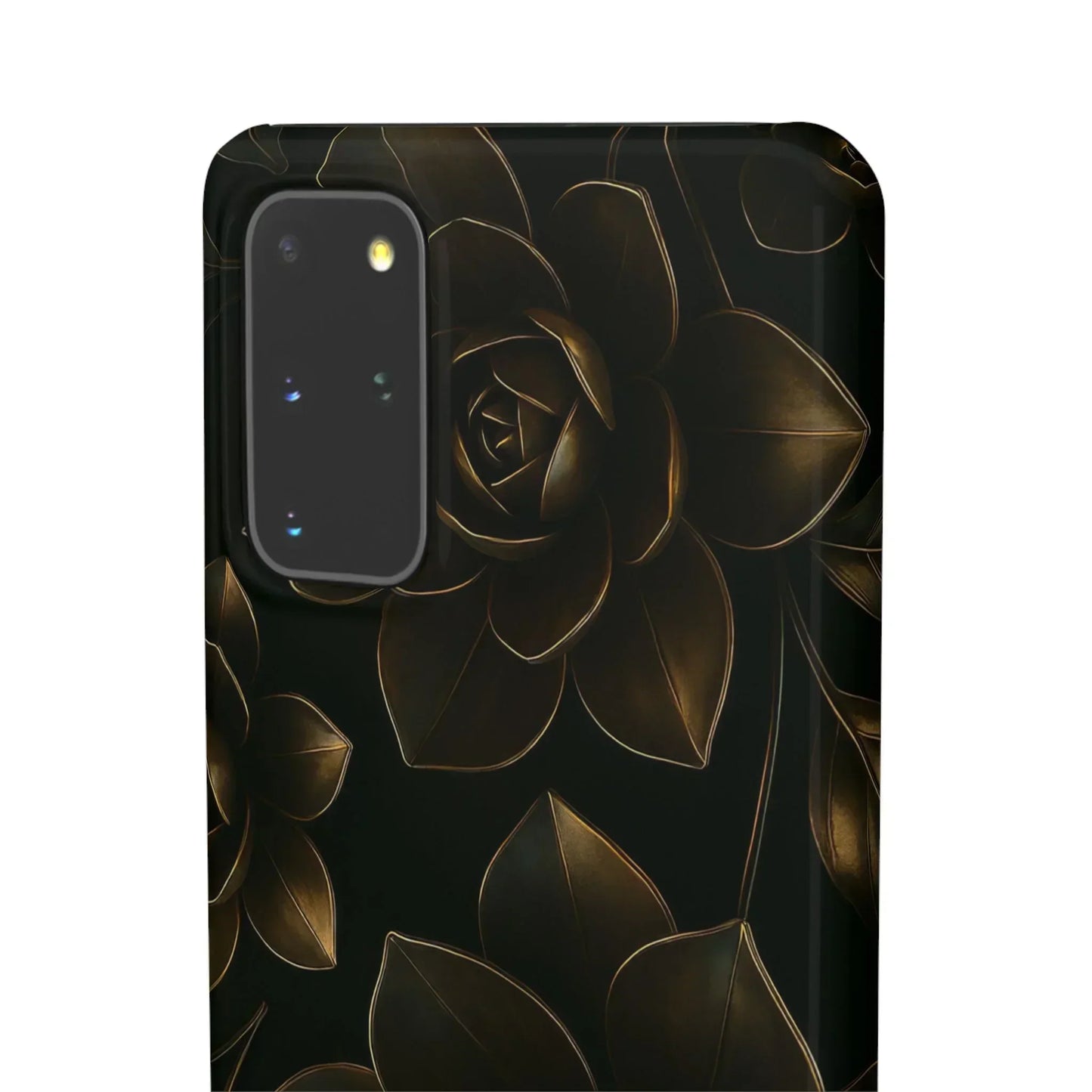 Metal Flower Phone Case for iPhone 7-16 and Galaxy S10-S24 Models - KarArmDesign