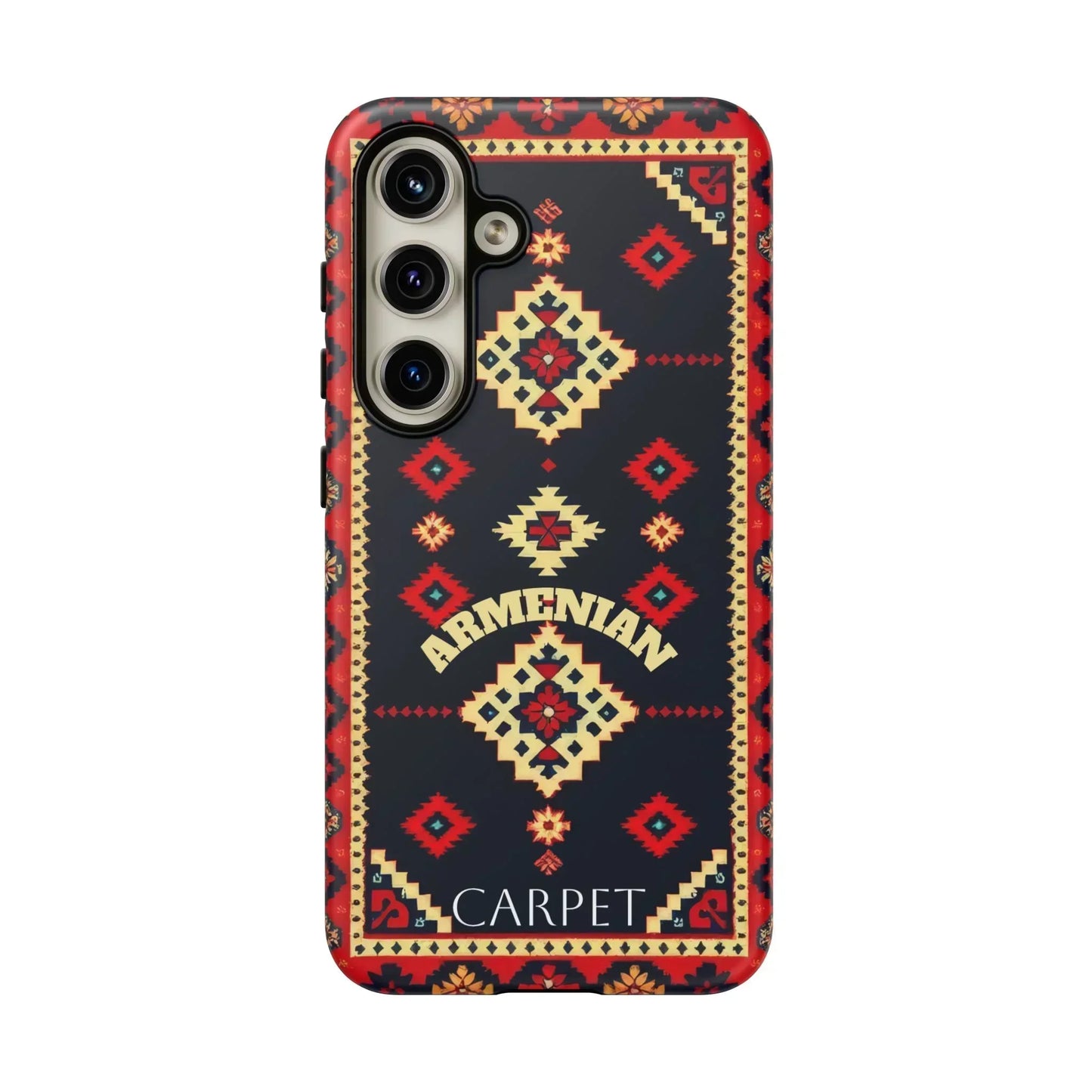 Armenian Carpet Design Phone Case for Samsung Galaxy and Google Pixel Models - KarArmDesign