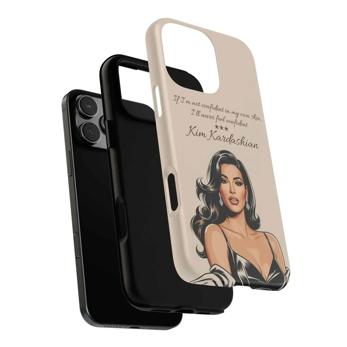 Kim Kardashian Quote Phone Case – Illustrated for iPhone 15 and 16 Models - KarArmDesign