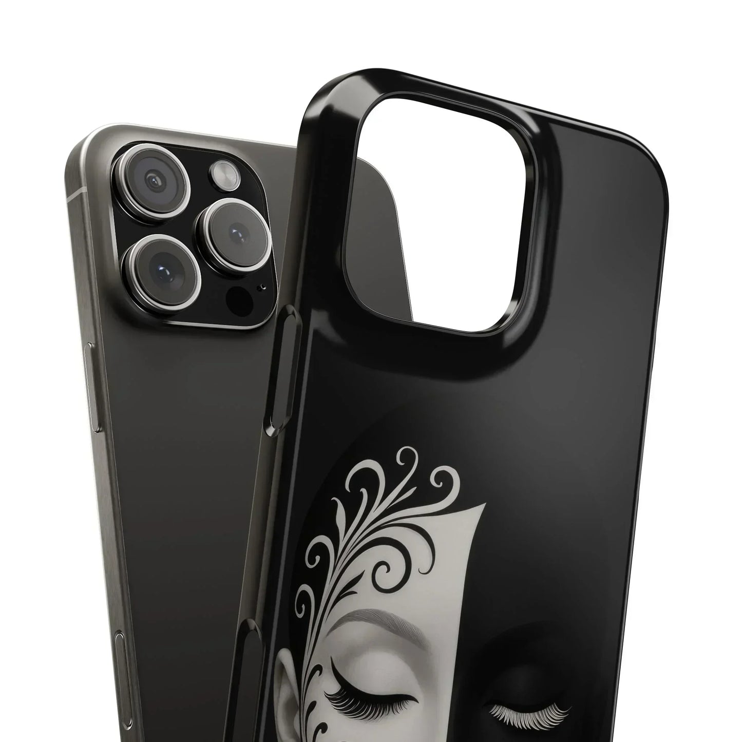 Artistic Head Design Phone Case for iPhone 7-16 Models - KarArmDesign