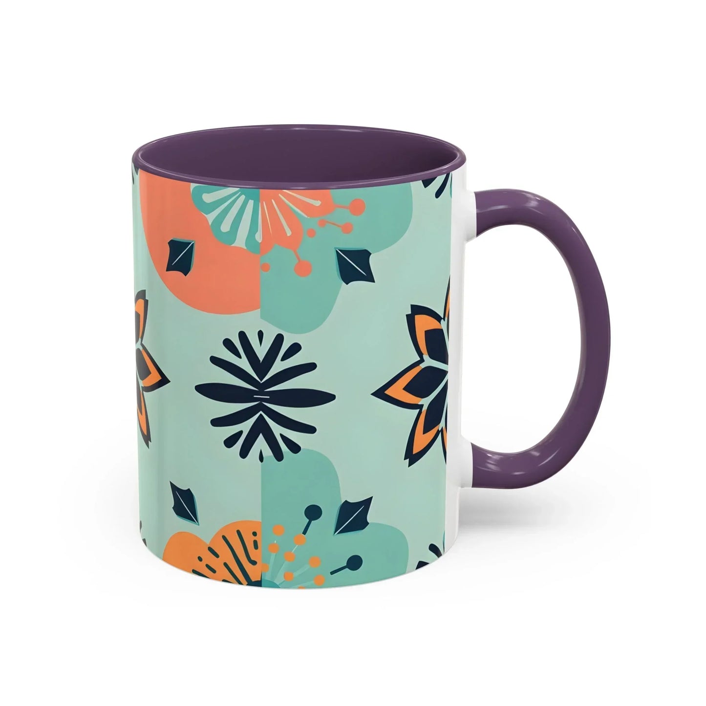 Floral Ornament Coffee Mug – 11oz - KarArmDesign