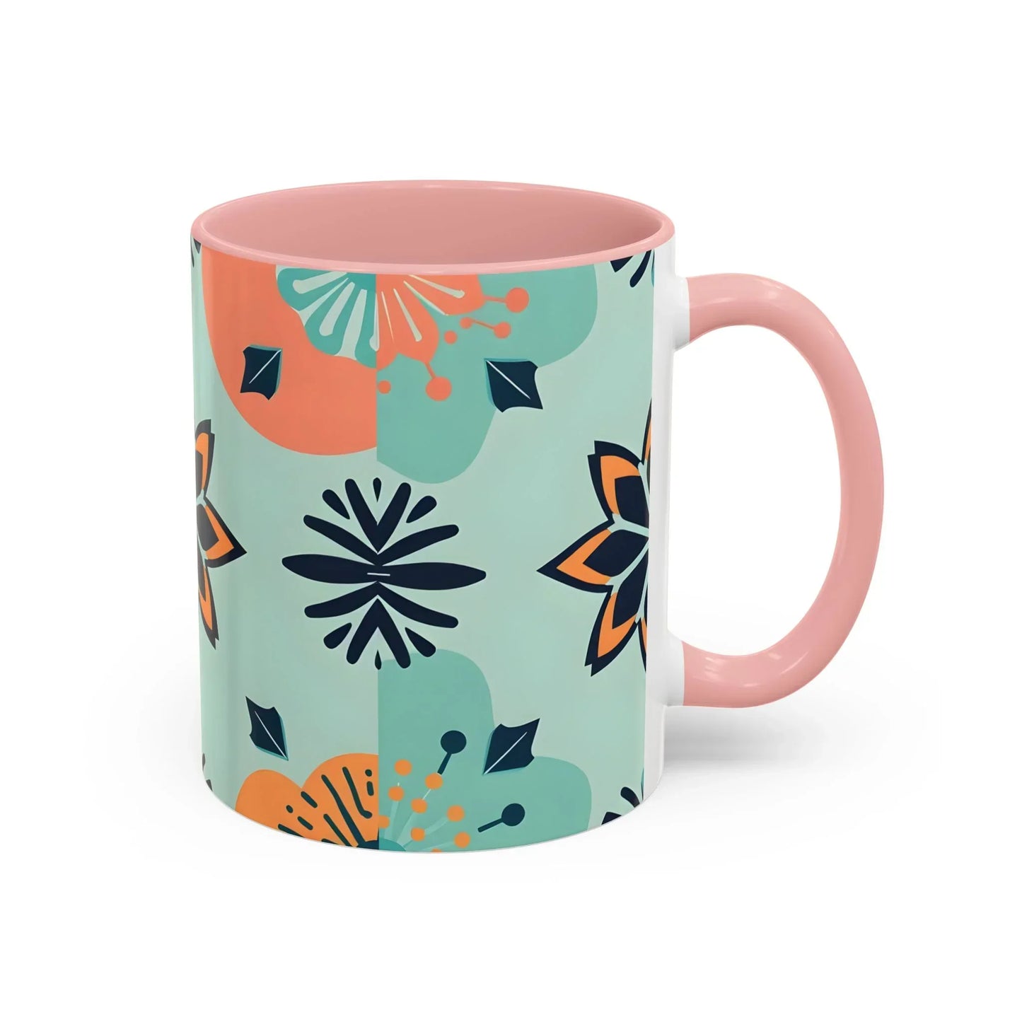 Floral Ornament Coffee Mug – 11oz - KarArmDesign
