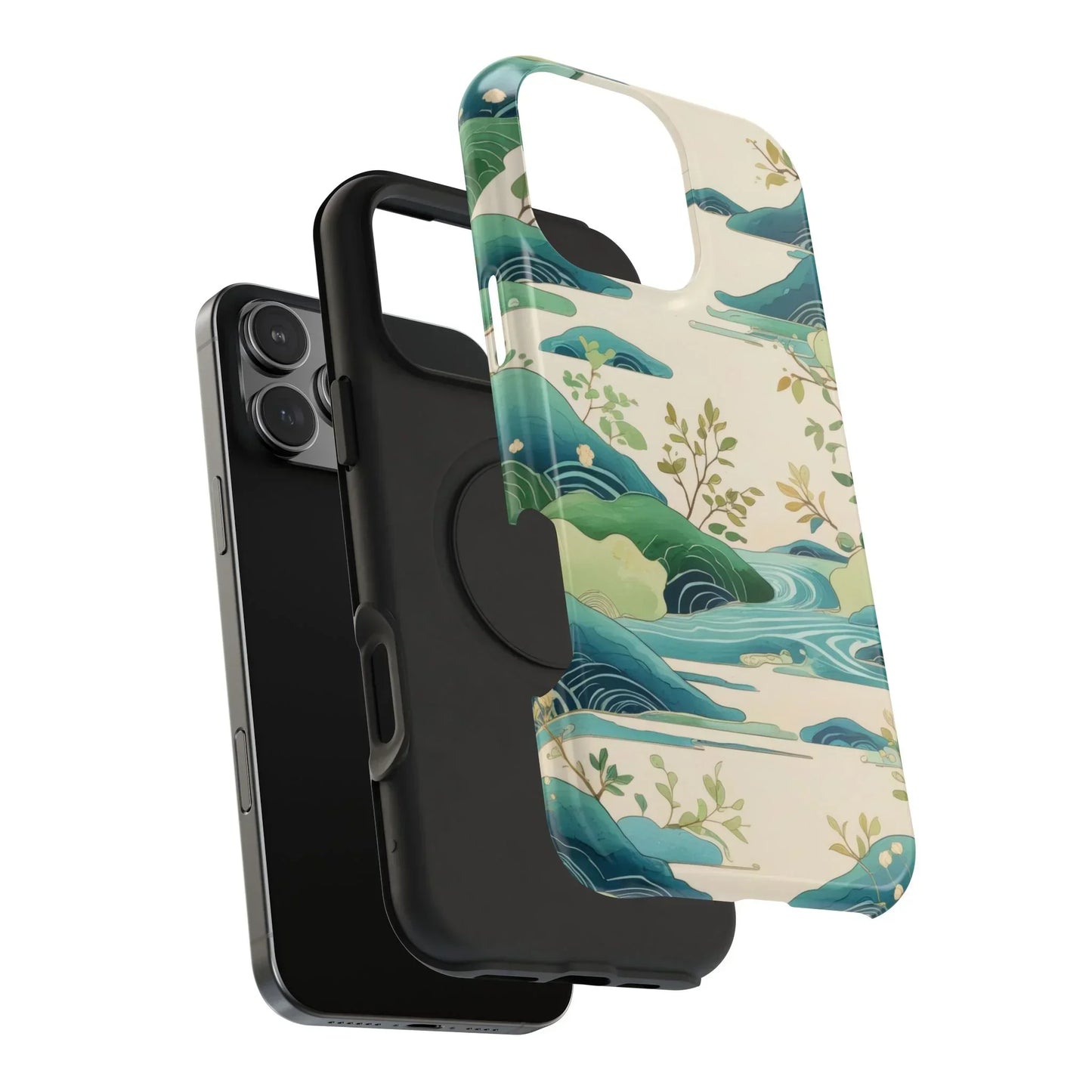 Nature Landscape Phone Case for iPhone 12-16 and Samsung Galaxy S21-S22 Models - KarArmDesign