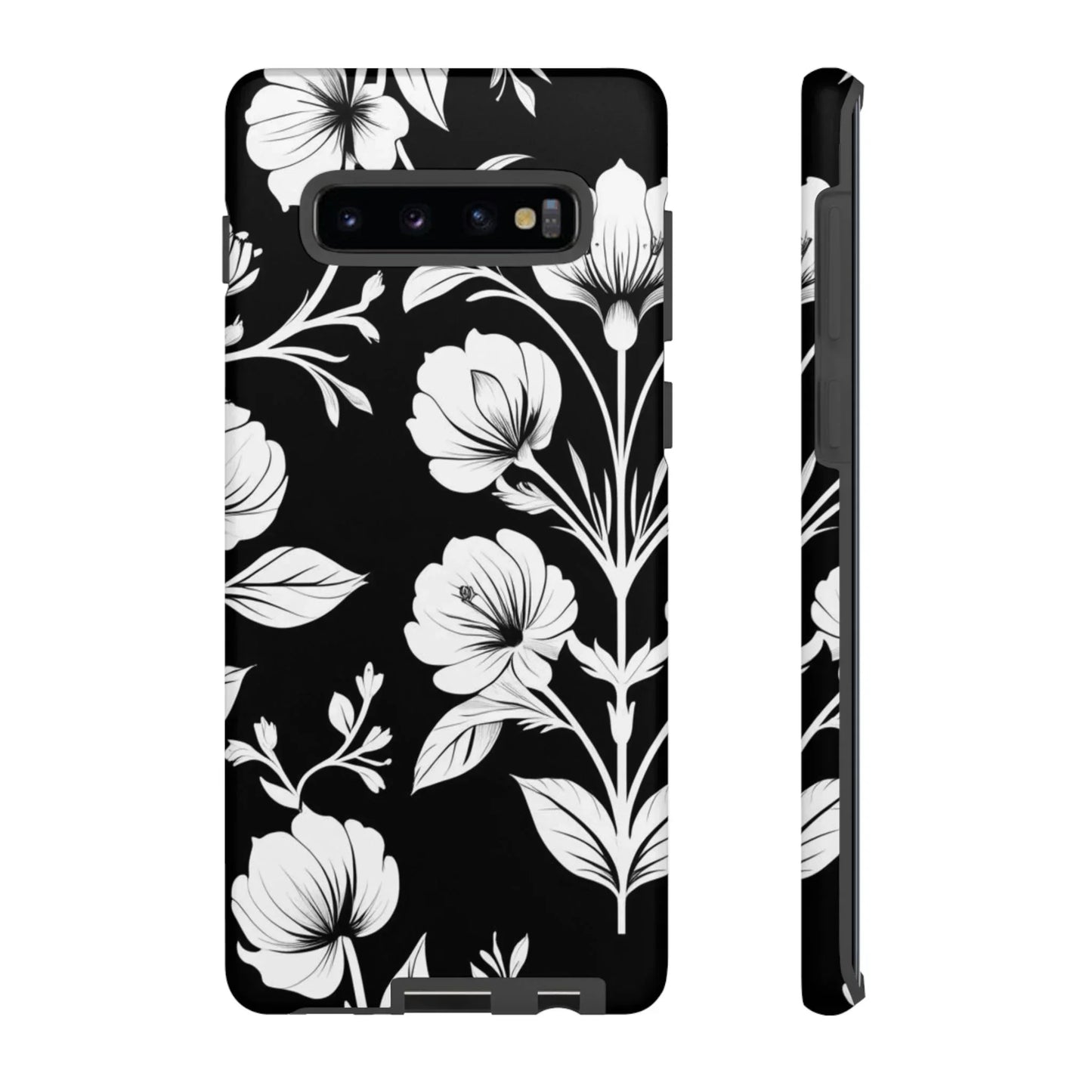 ElegantFloral Phone Case for Samsung Galaxy S10-S25 Models - KarArmDesign