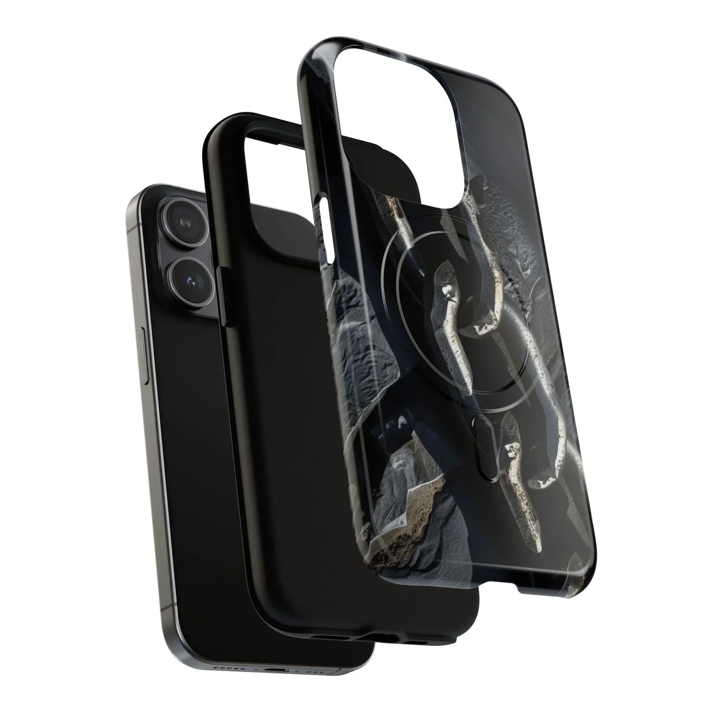 “Iron Chain” Tough Magnetic Phone Case for iPhone 14-16 Models - KarArmDesign
