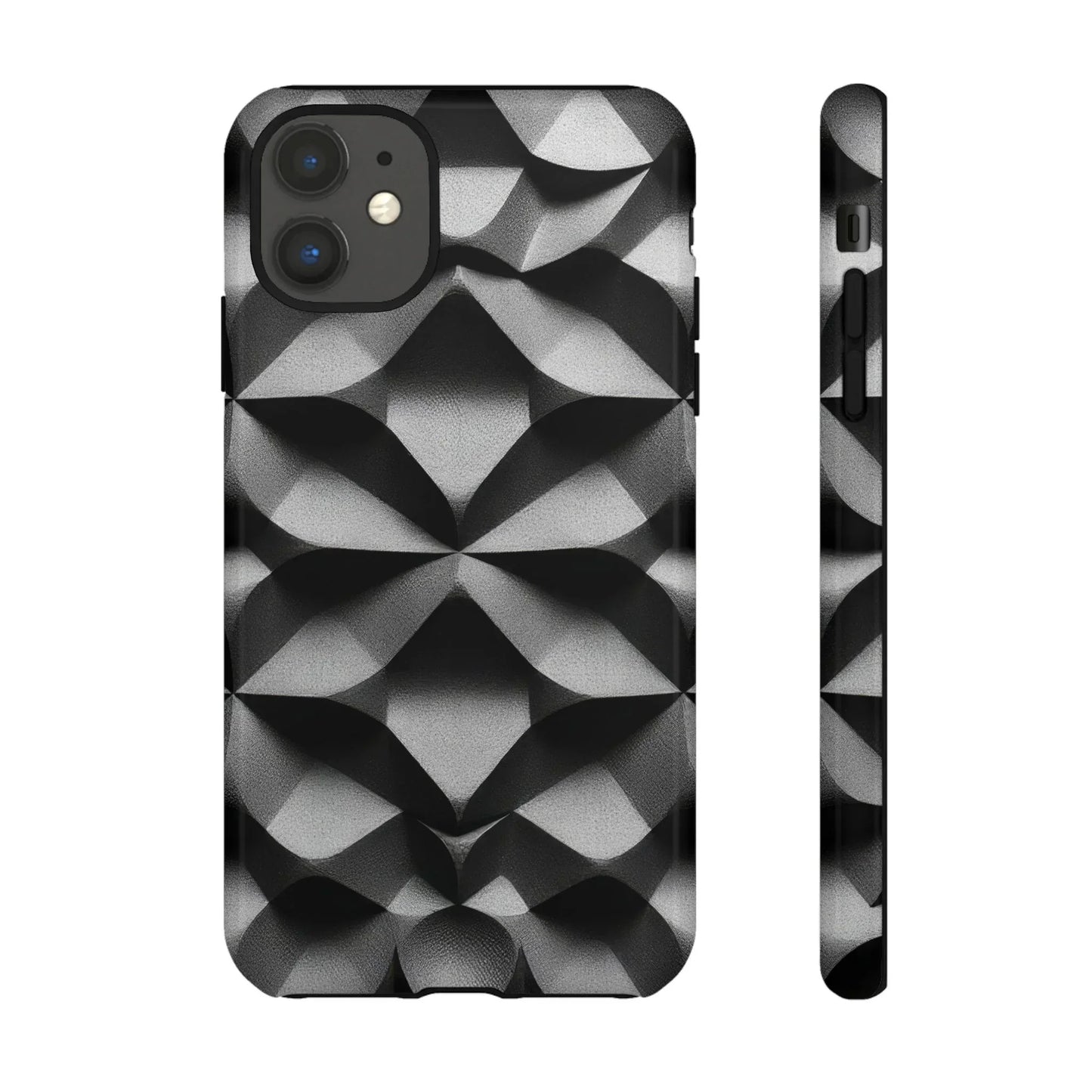 3D Geometric Phone Case for iPhone 8–16 Models - KarArmDesign