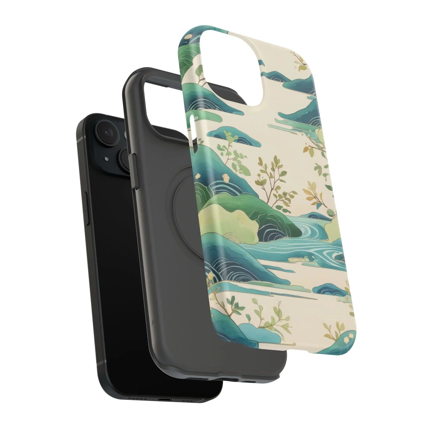 Nature Landscape Phone Case for iPhone 12-16 and Samsung Galaxy S21-S22 Models - KarArmDesign