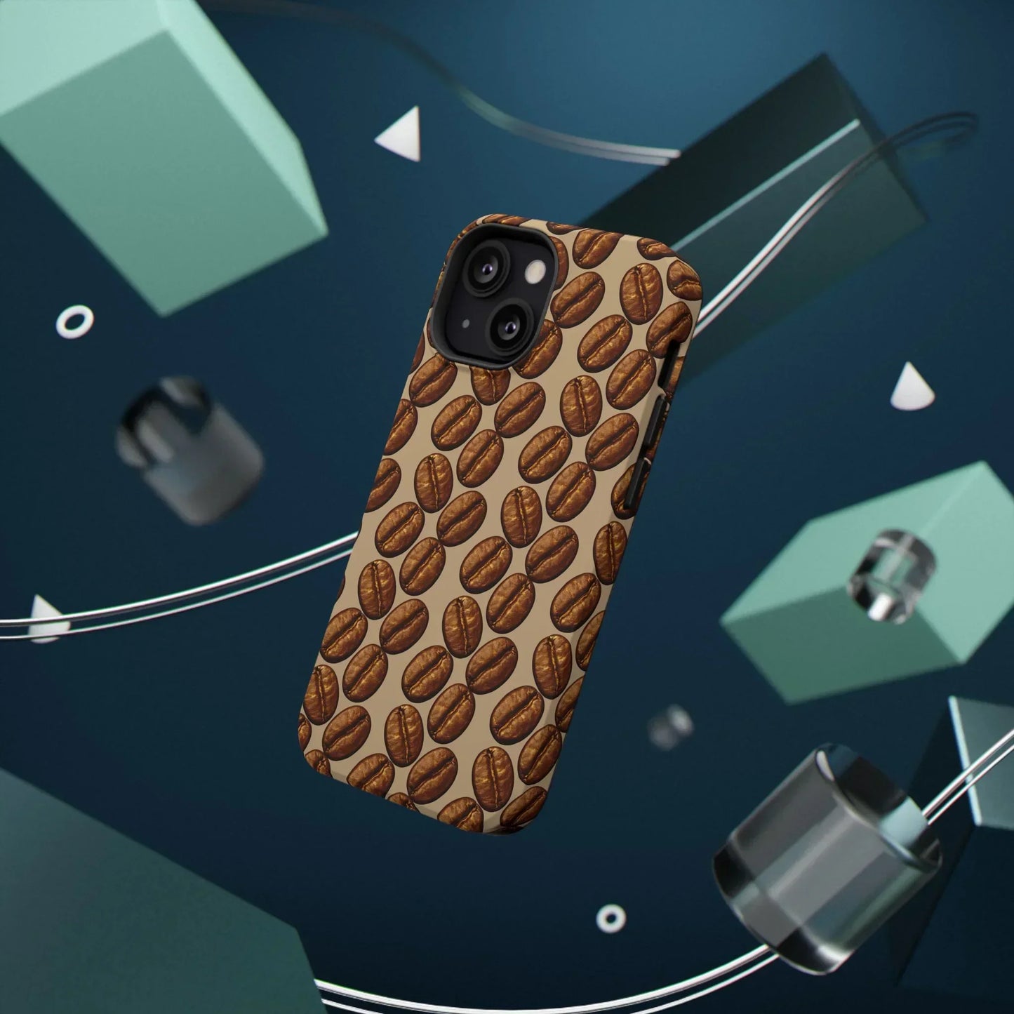 Coffee Pattern Phone Case for iPhone and Samsung Galaxy - KarArmDesign