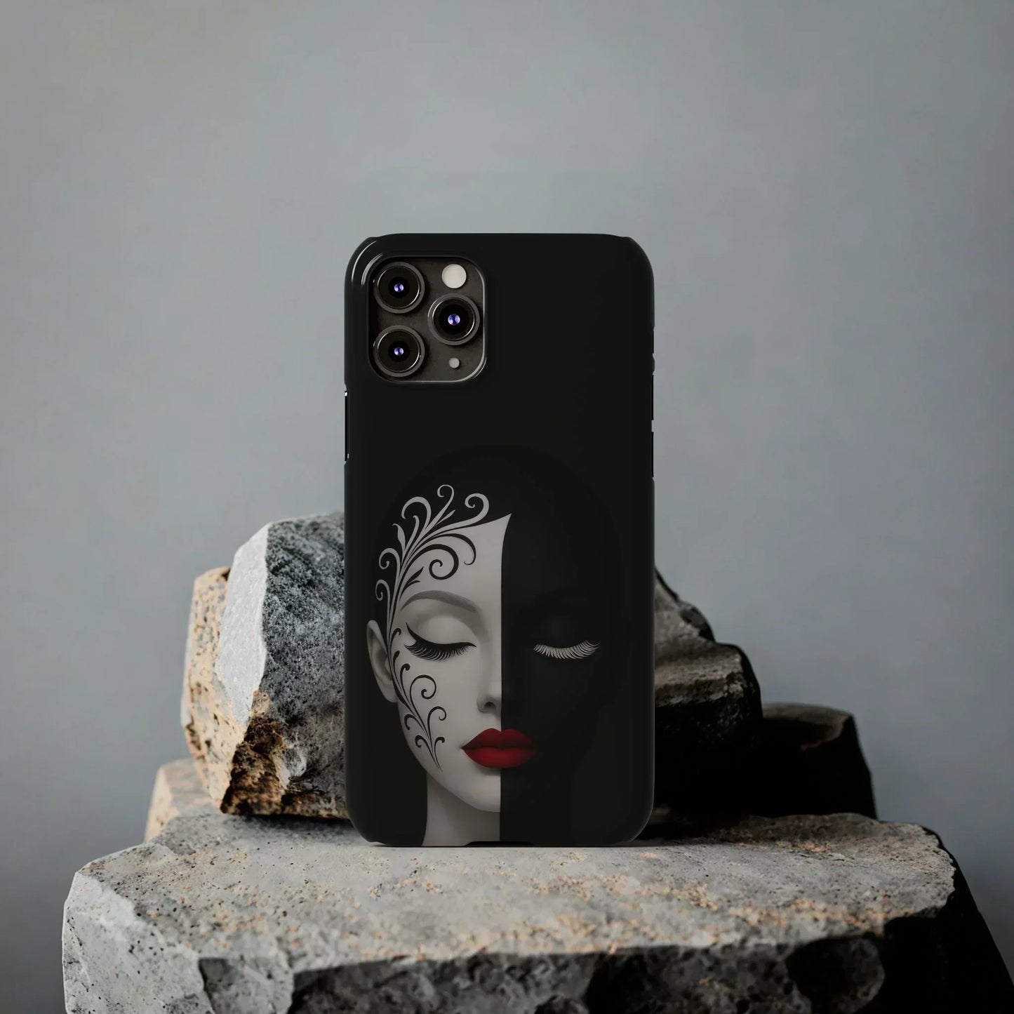 Artistic Head Design Phone Case for iPhone 7-16 Models - KarArmDesign