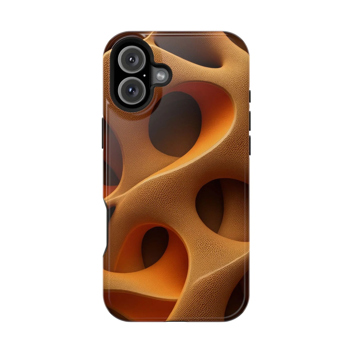 Amber Flow Phone Case for iPhone 11-17 and Samsung Galaxy S21-S22 Models - KarArmDesign