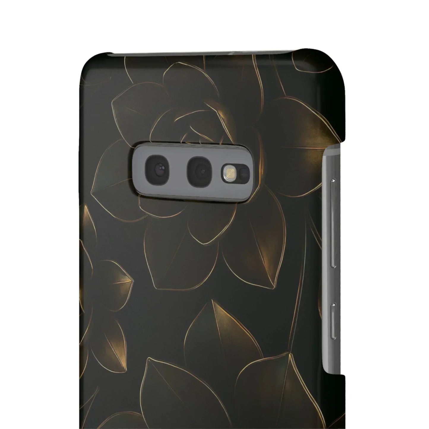 Metal Flower Phone Case for iPhone 7-16 and Galaxy S10-S24 Models - KarArmDesign