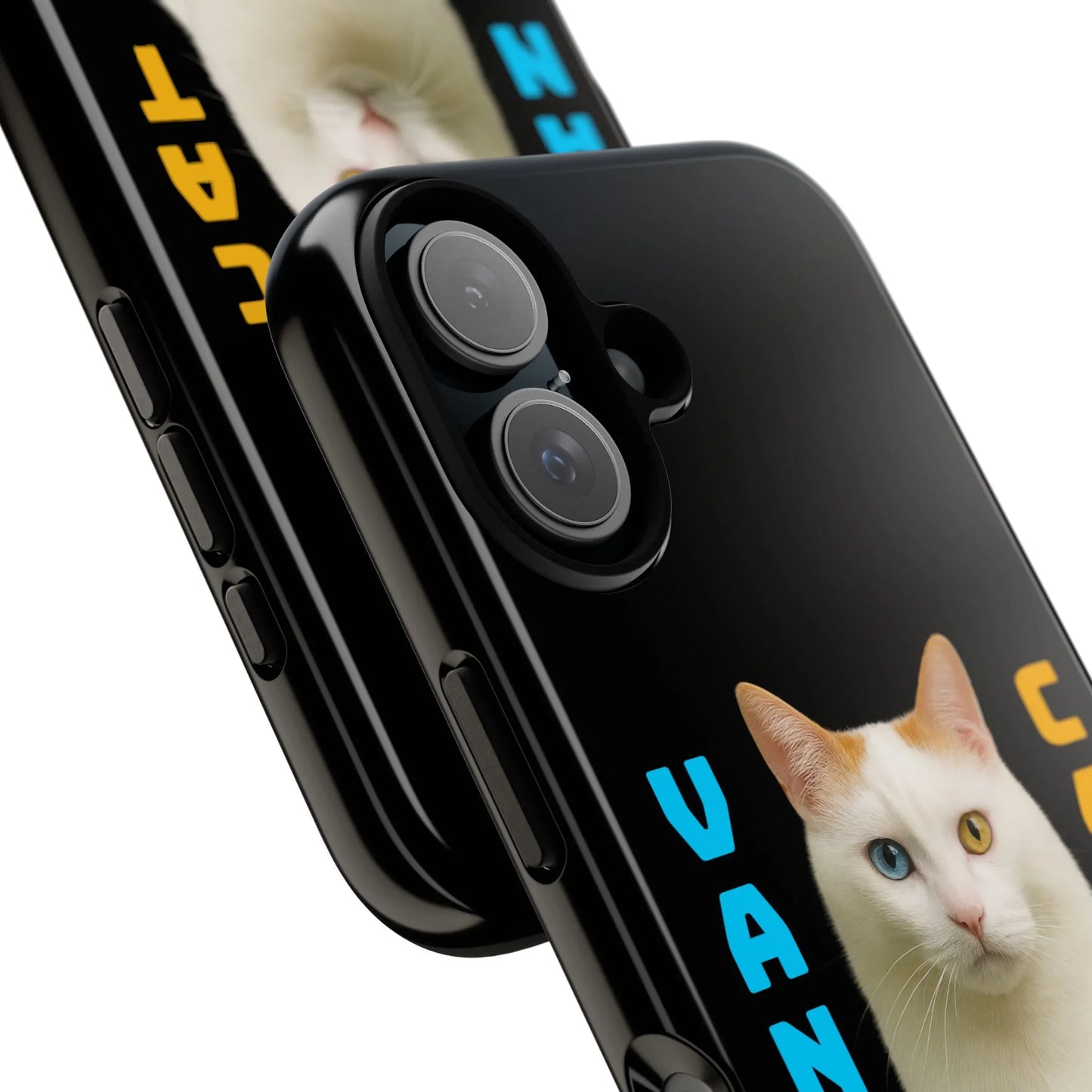 VAN CAT Phone Case for iPhone 8-16 and Samsung Galaxy S20-S25 Models