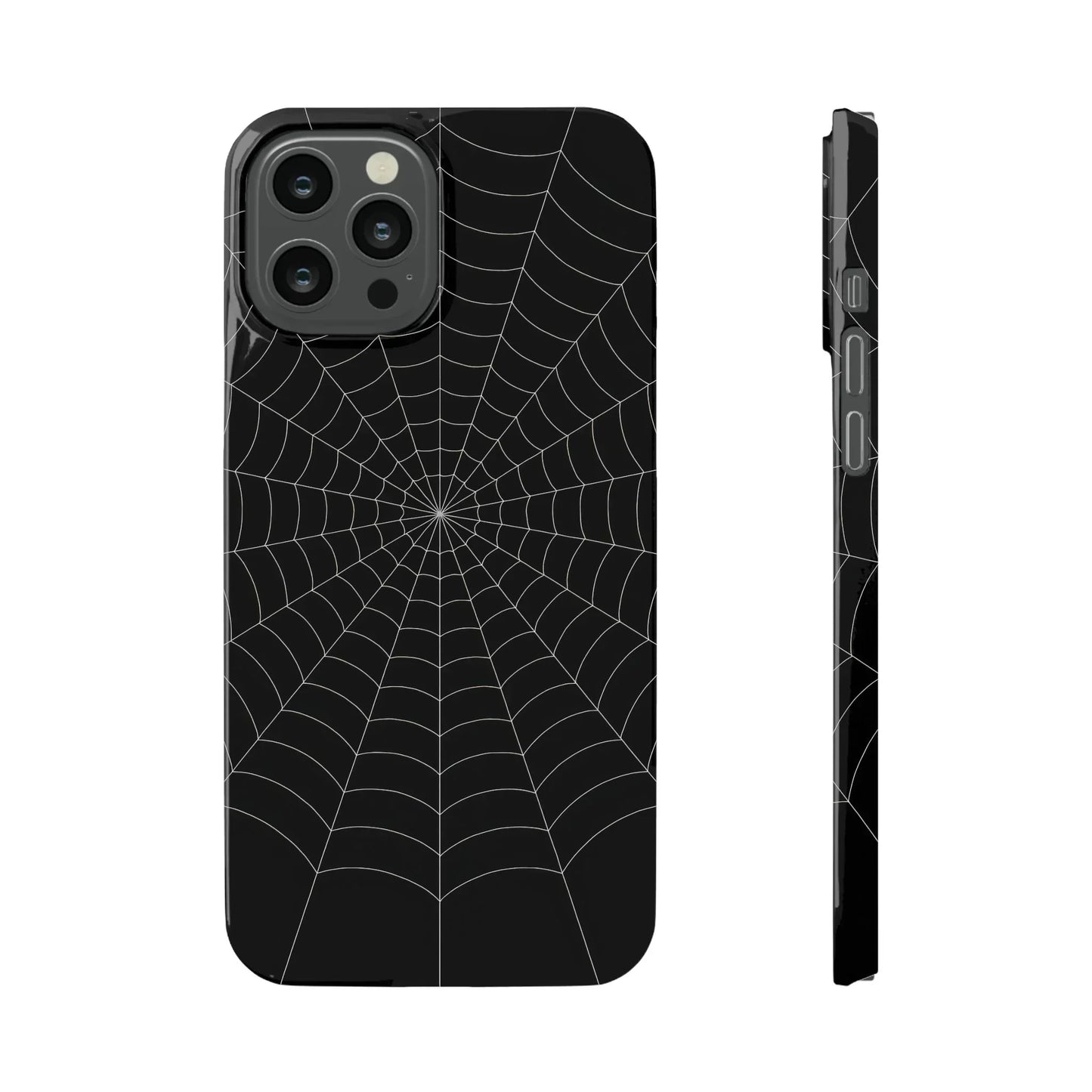 Spider Web Phone Case Slim Cases for iPhone 12-16 Models - KarArmDesign
