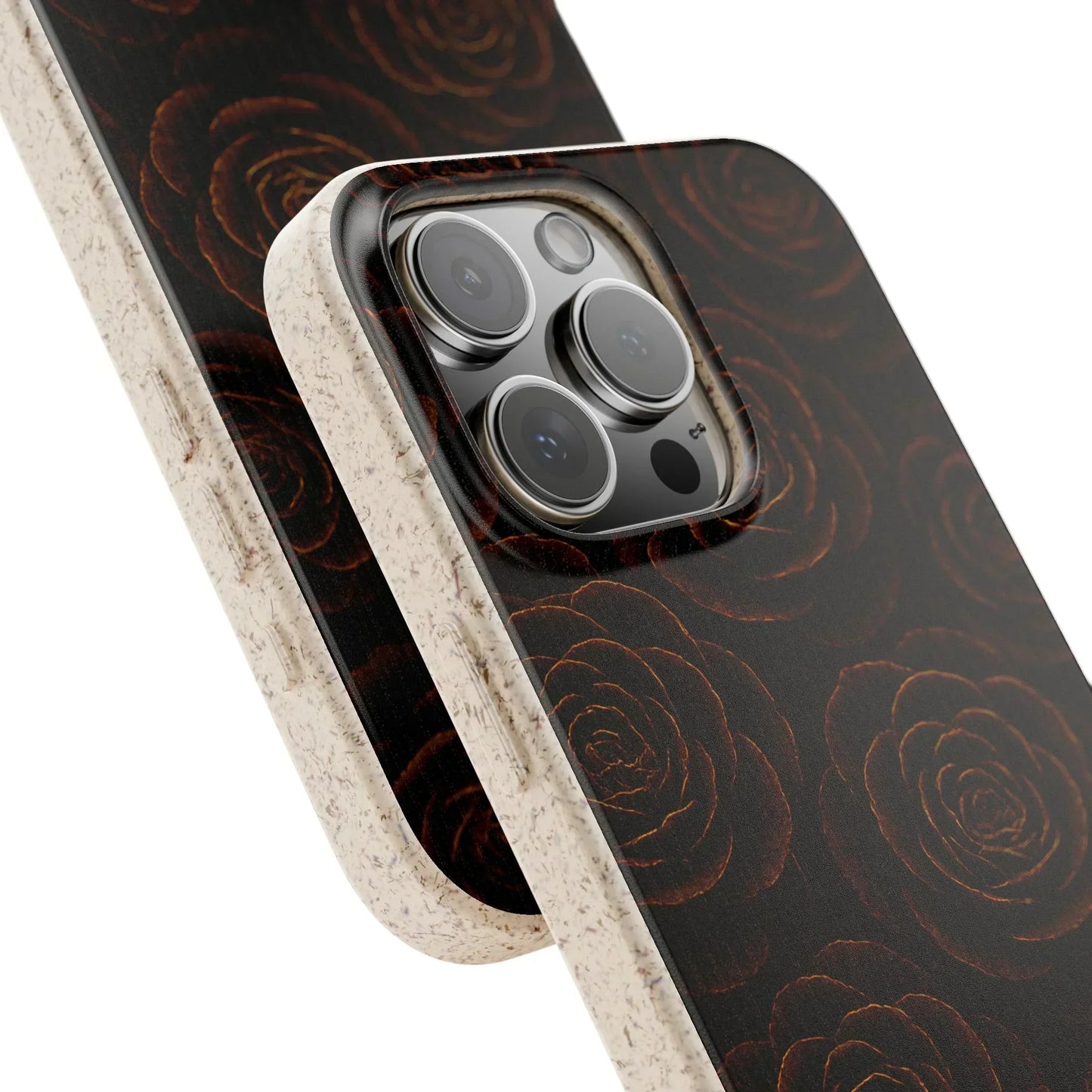 Wooden Roses Phone Case for iPhone 11-16 and Samsung Galaxy S20-S22 Models - KarArmDesign