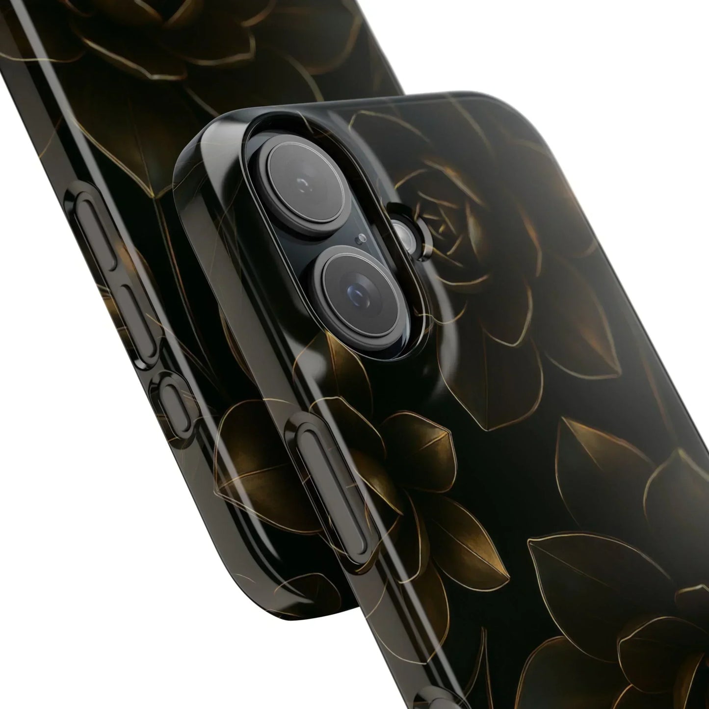 Metal Flower Phone Case for iPhone 7-16 and Galaxy S10-S24 Models - KarArmDesign