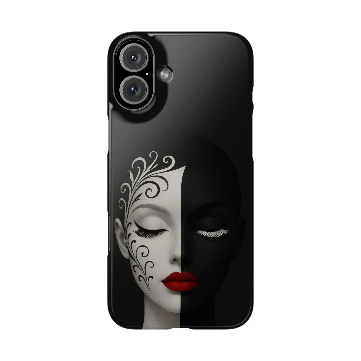 Artistic Head Design Phone Case for iPhone 7-16 Models - KarArmDesign