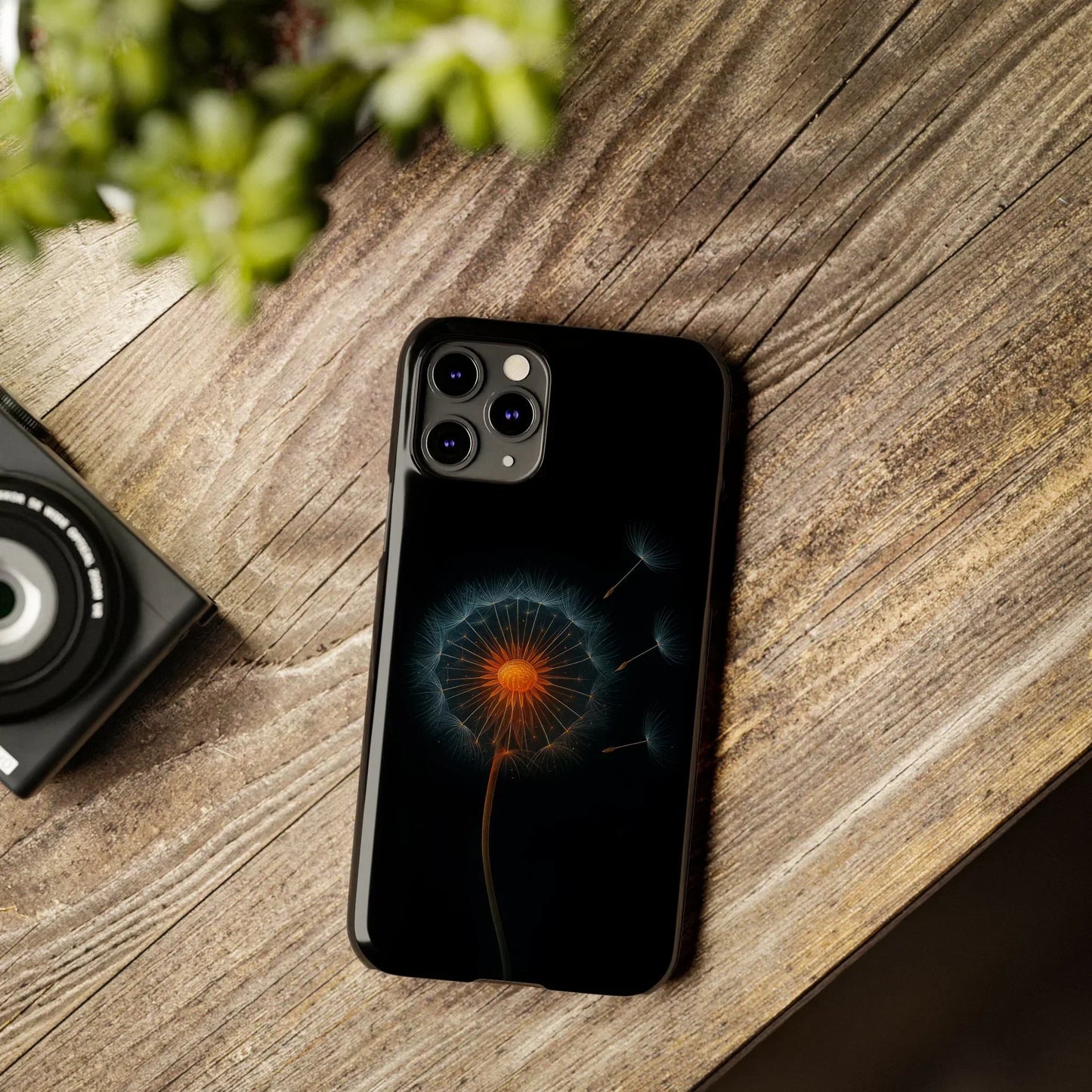 Glowing Dandelion Phone Case for iPhone 7-16 Models - KarArmDesign