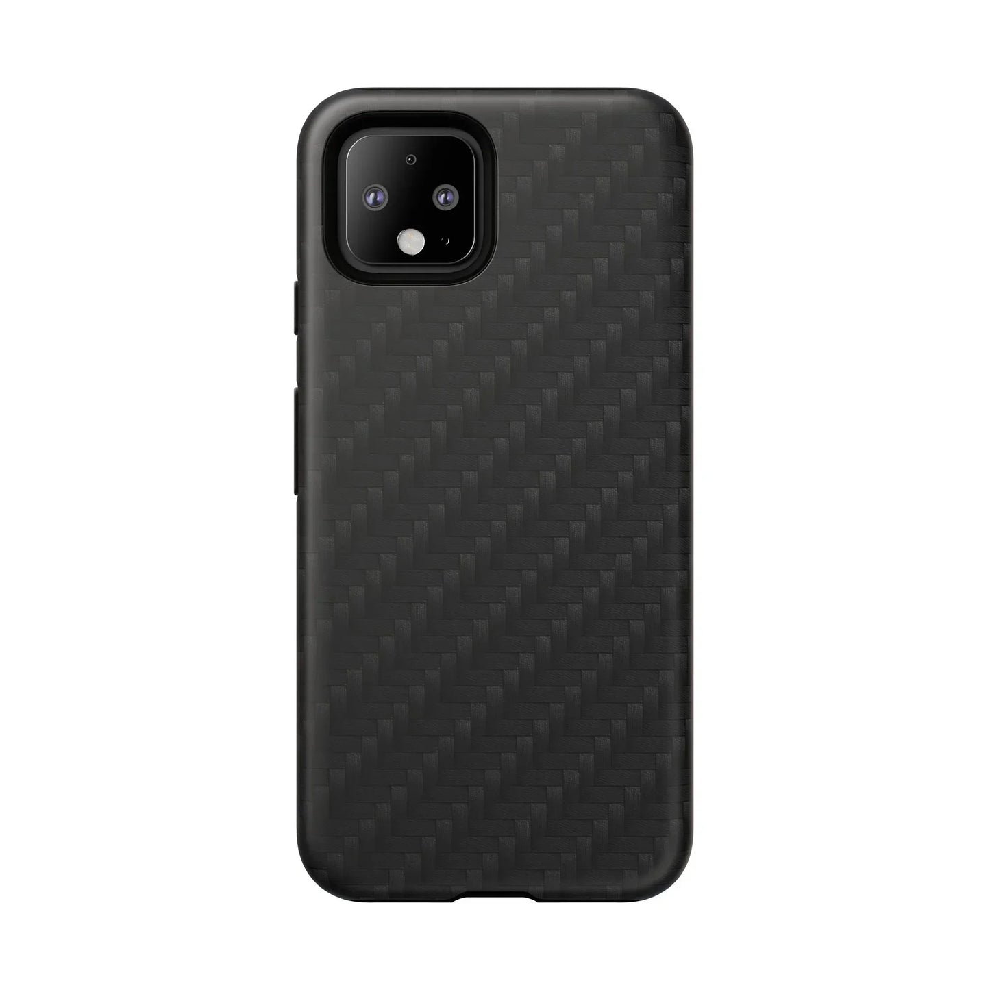 Black Carbon Phone Case Tough Case for iPhone 8-16 and Google Pixel up to 9 Models - KarArmDesign