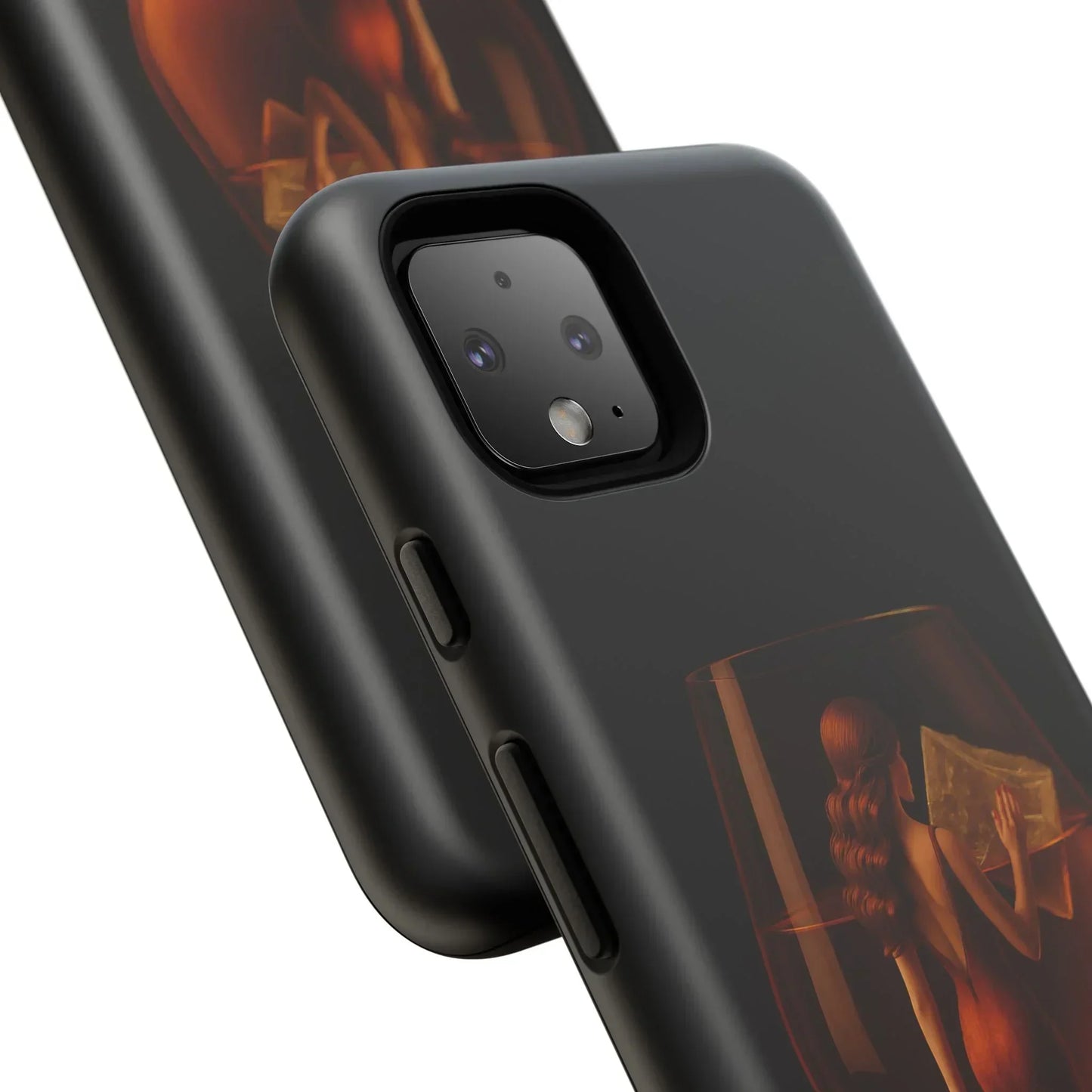 Elegant Midnight Lady Phone Case for iPhone 8-16 and Google Pixel up to 9 Models - KarArmDesign