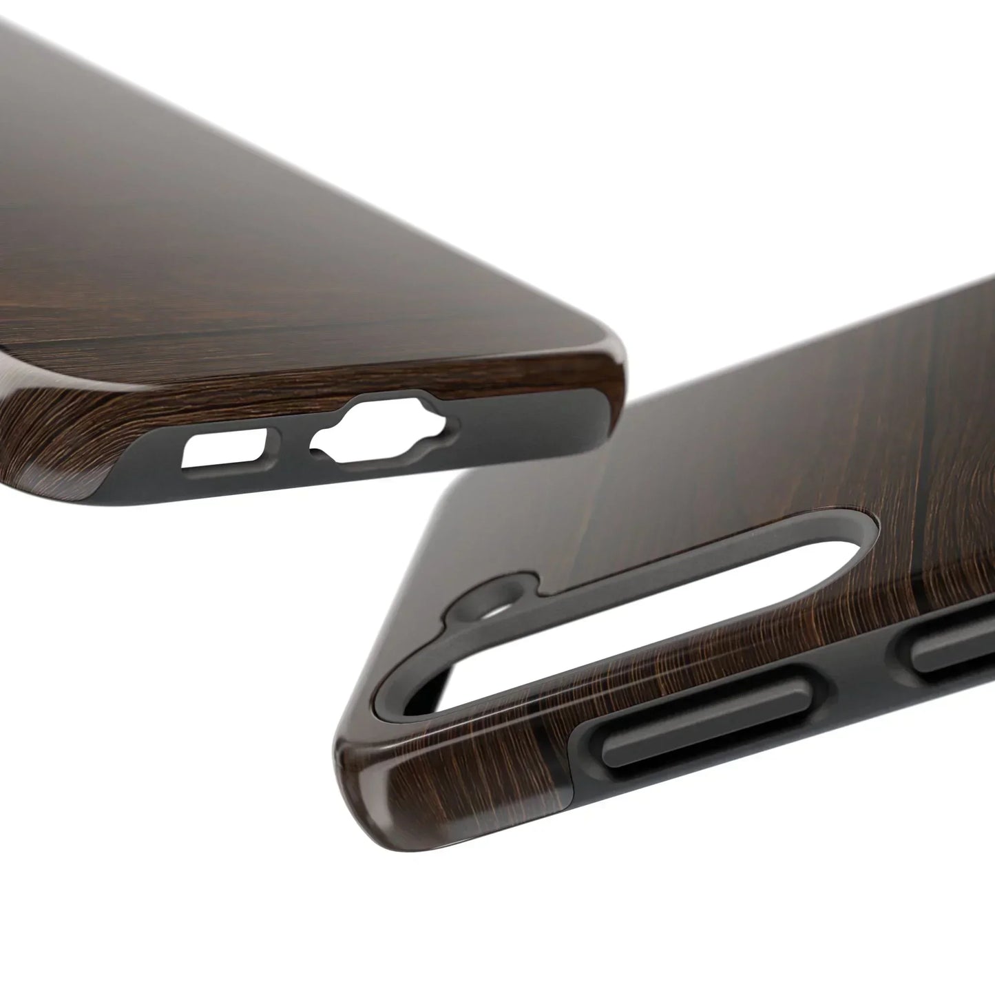 Dark Wood Grain Phone Case for iPhone and Galaxy - KarArmDesign