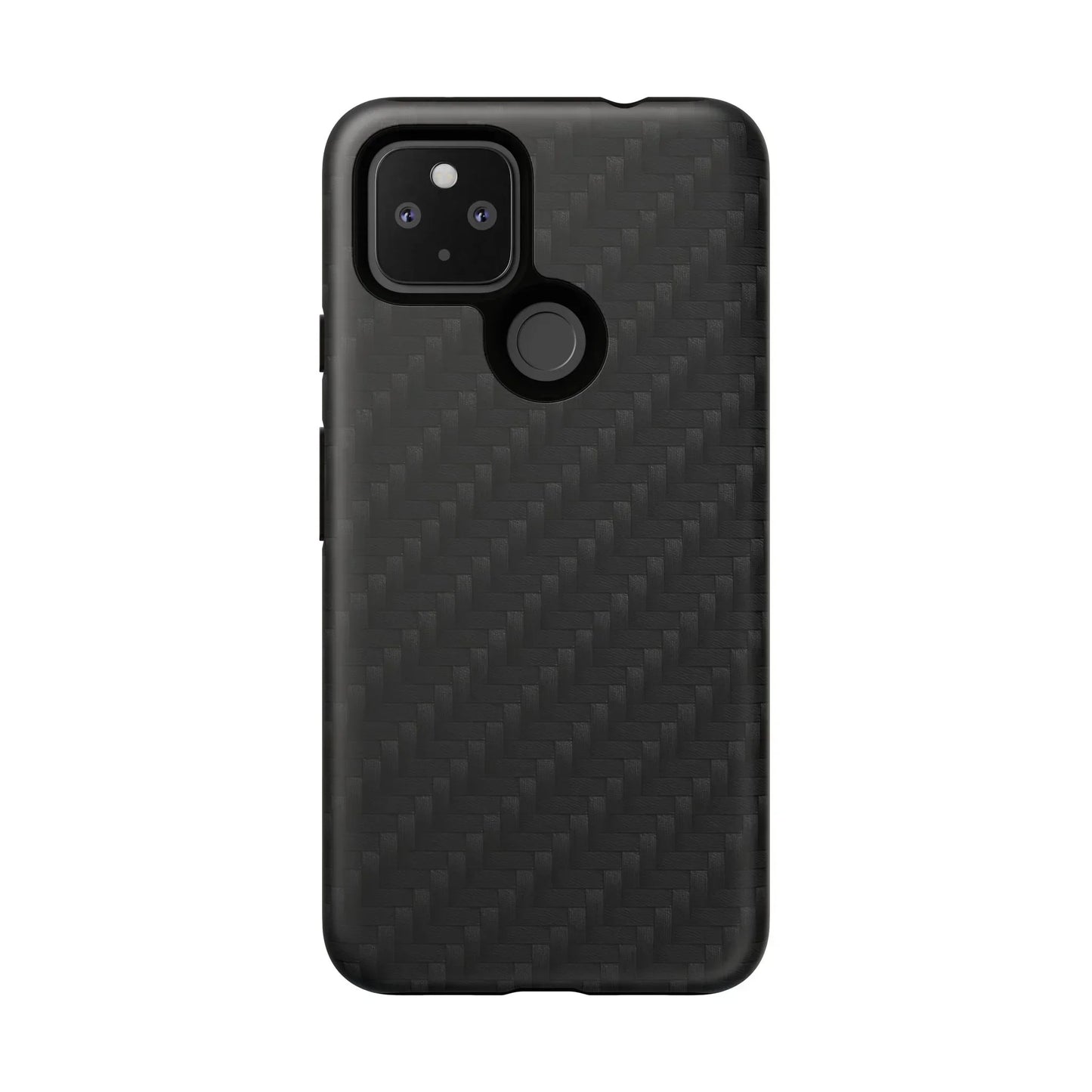 Black Carbon Phone Case Tough Case for iPhone 8-16 and Google Pixel up to 9 Models - KarArmDesign