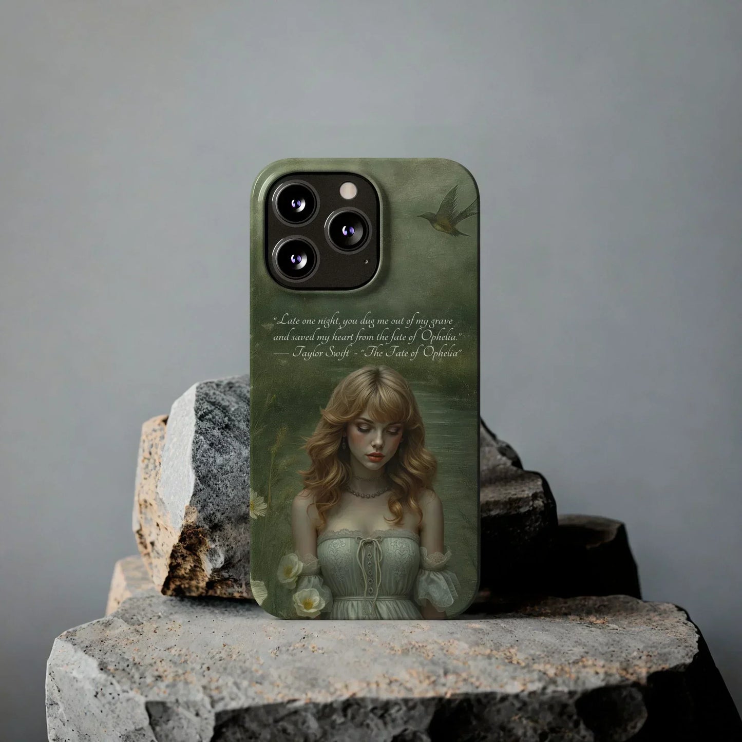 "Melancholic Ophelia" Phone Case for iPhone 7-17 Models - KARARMDESIGN