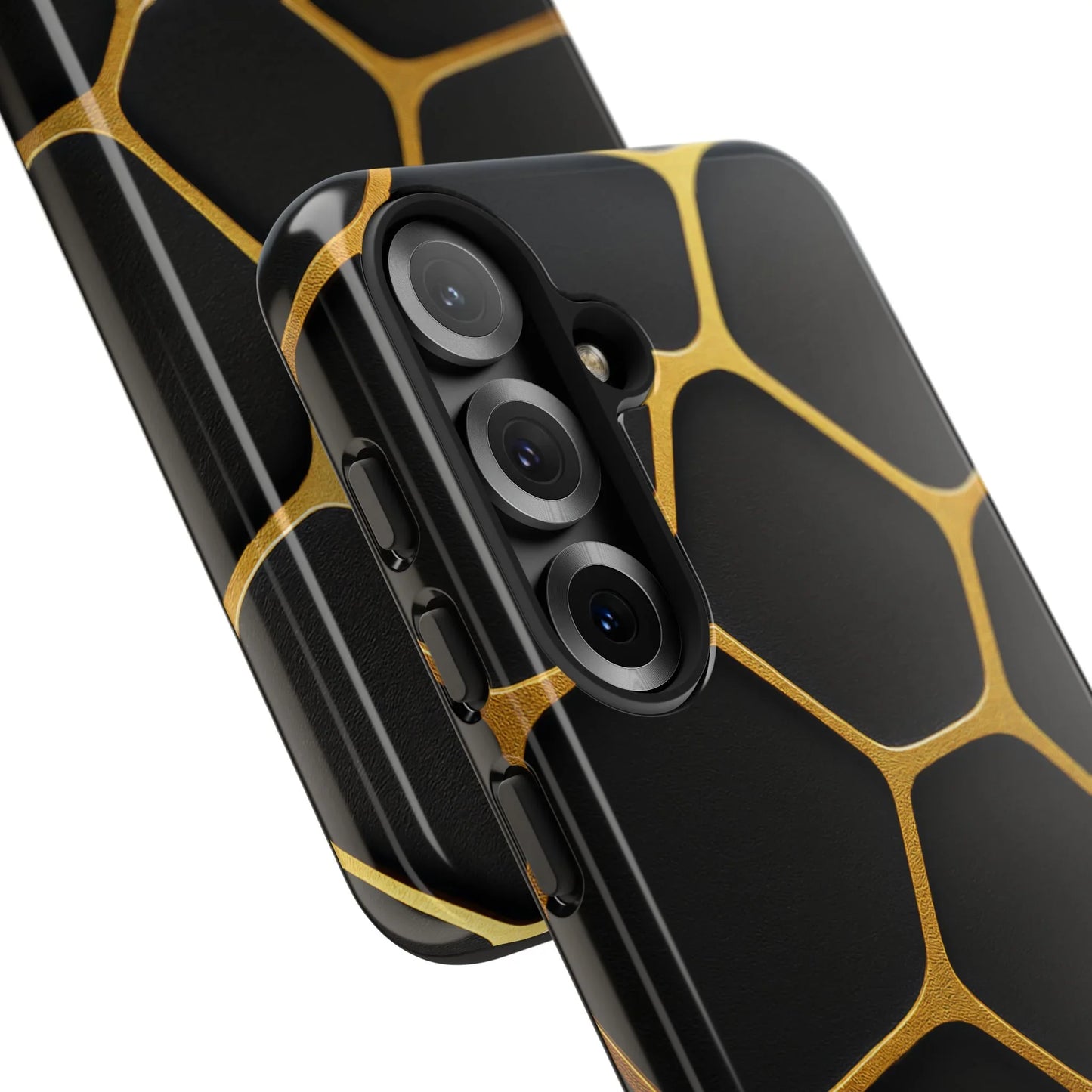 Golden Cellscape Phone Case for iPhone 8-16 and Galaxy S10-S25 Models - KarArmDesign