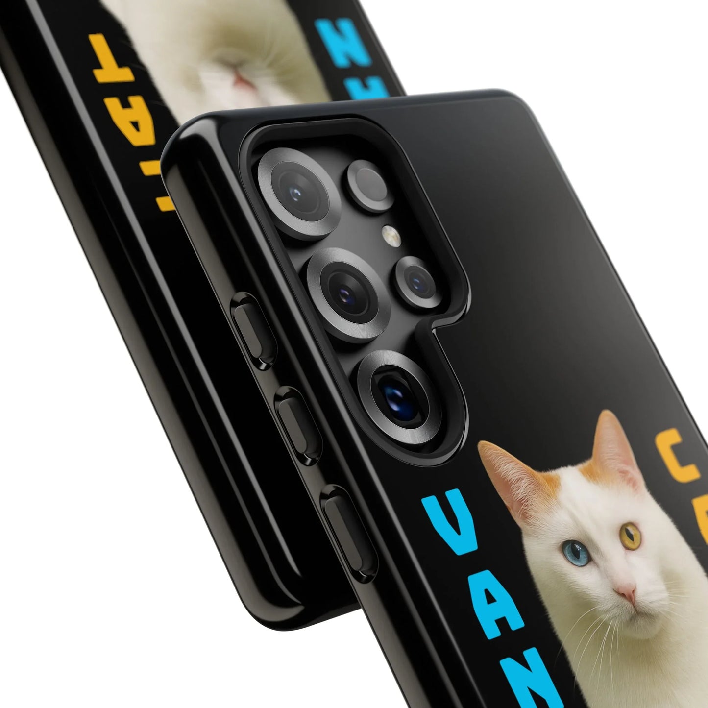VAN CAT Phone Case for iPhone 8-16 and Samsung Galaxy S20-S25 Models