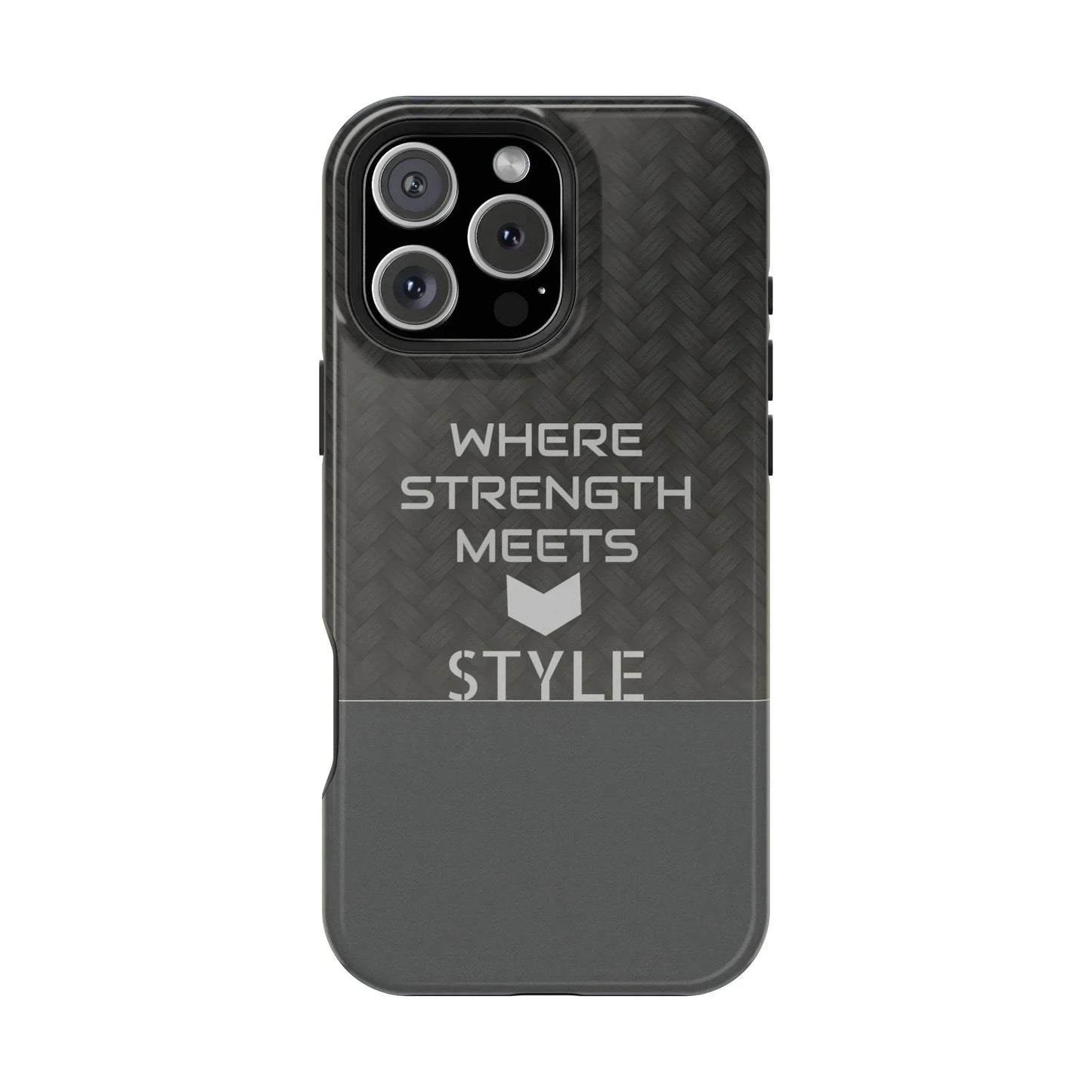 Gray Carbon Phone Case for iPhone 12-16 and Galaxy S21-S22 Models - KarArmDesign