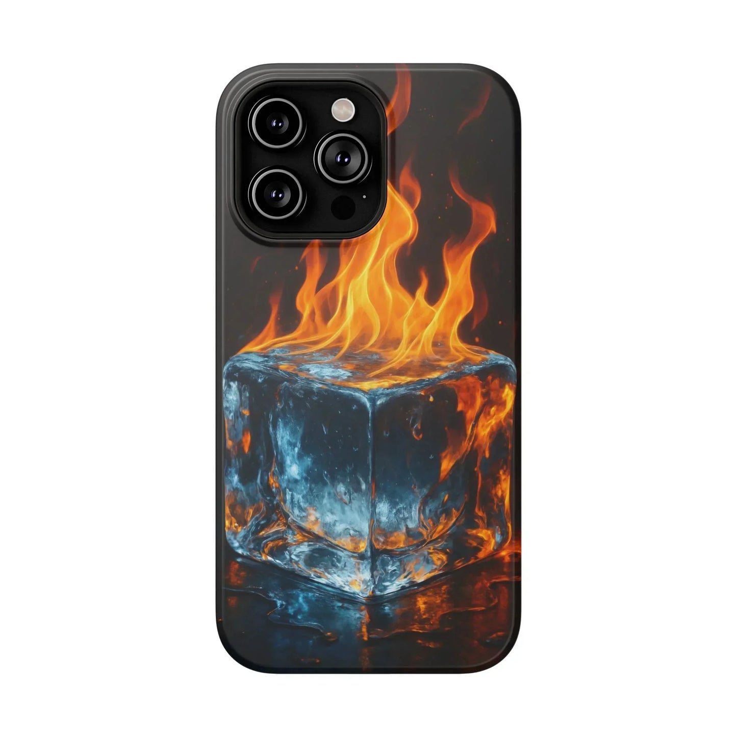 Flame Ice Phone Case for iPhone 12-16 and Samsung Galaxy S21-S22 - KarArmDesign