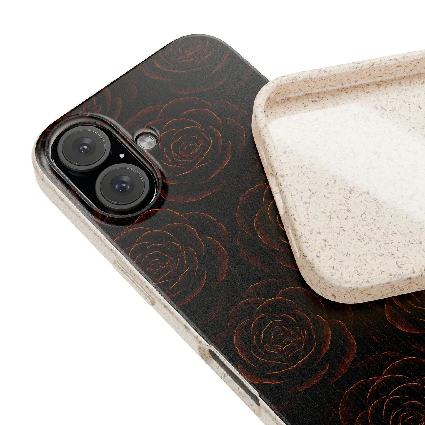 Wooden Roses Phone Case for iPhone 11-16 and Samsung Galaxy S20-S22 Models - KarArmDesign