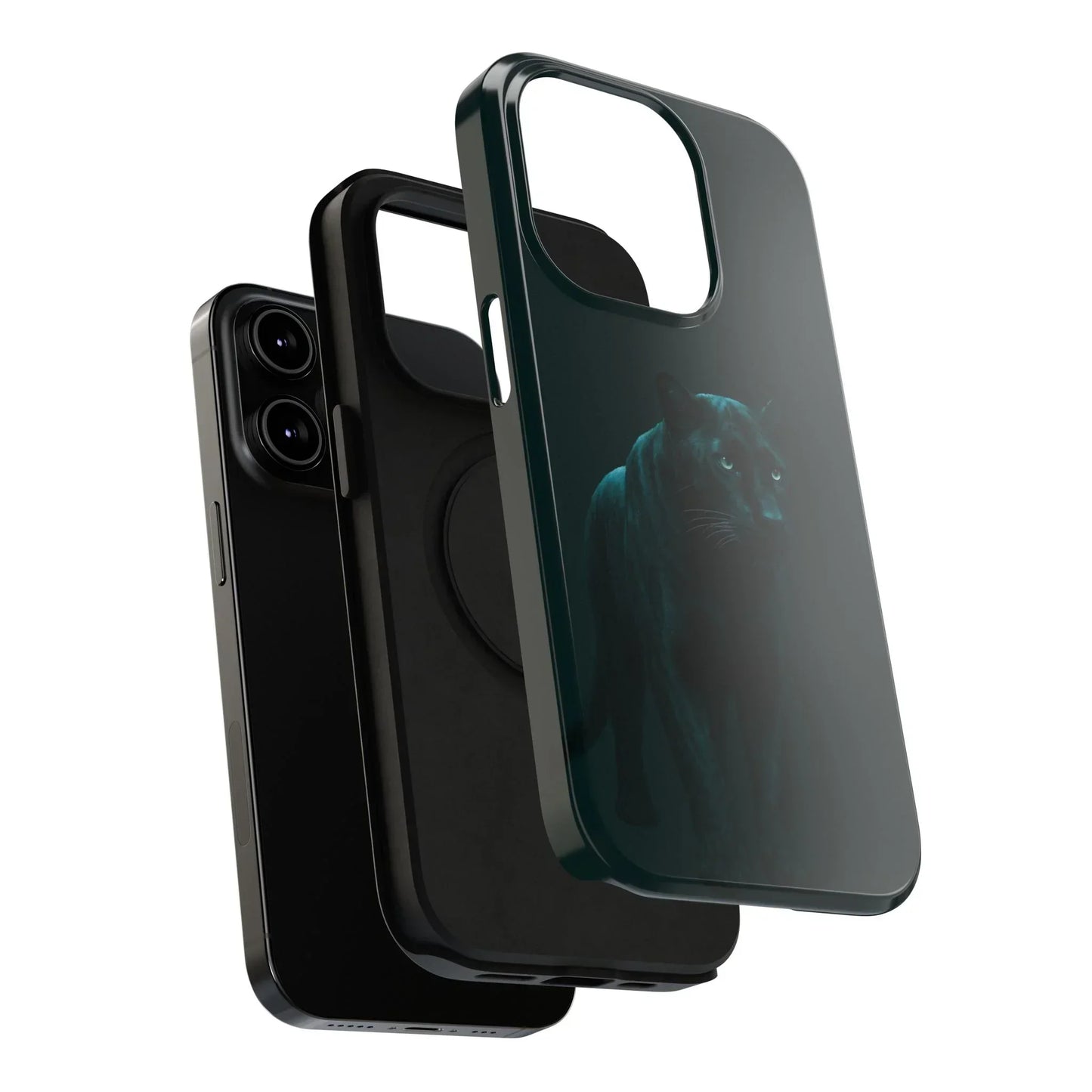 Black Panther Phone Case for iPhone 12-16 and Samsung Galaxy S21-S22 Models - KarArmDesign