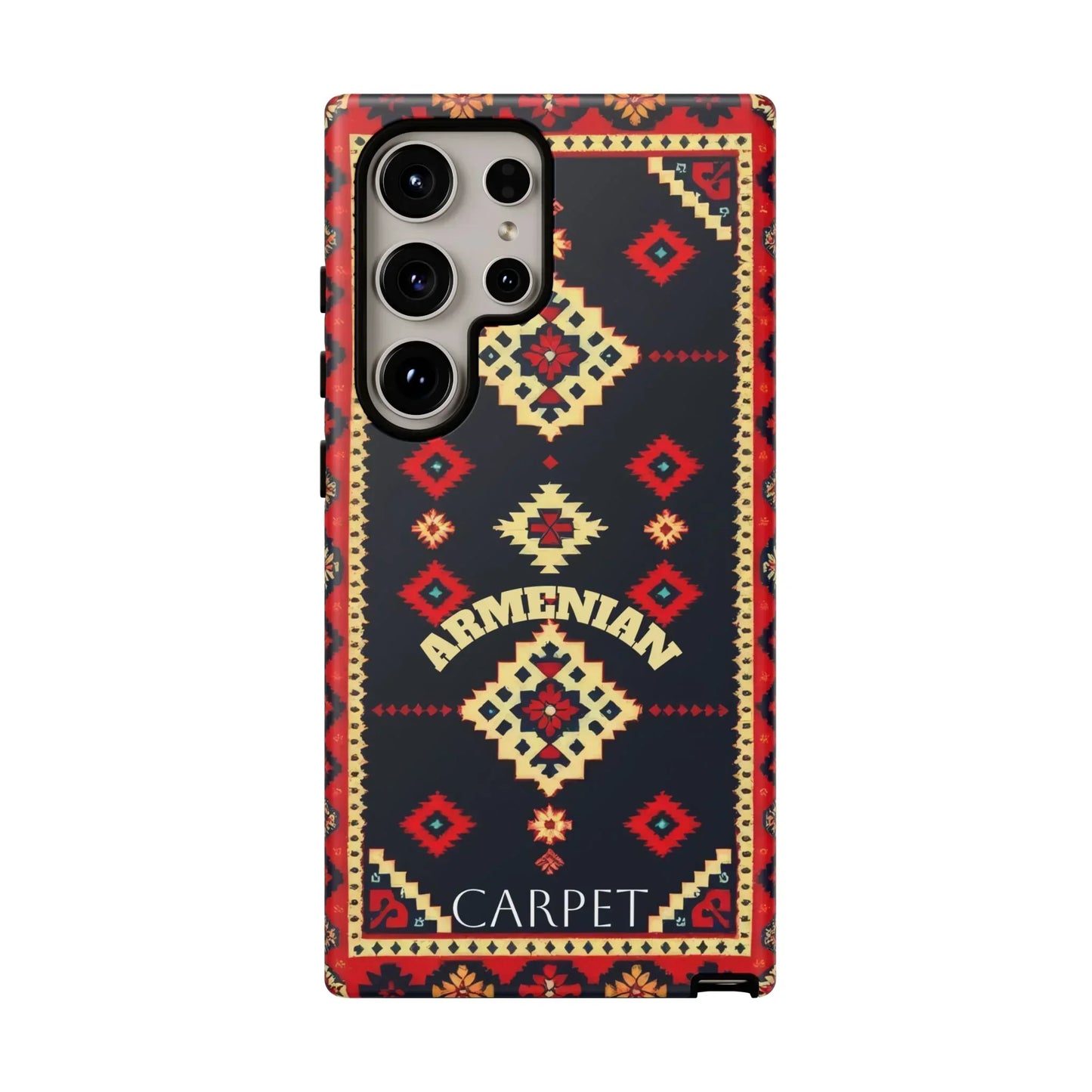 Armenian Carpet Design Phone Case for Samsung Galaxy and Google Pixel Models - KarArmDesign