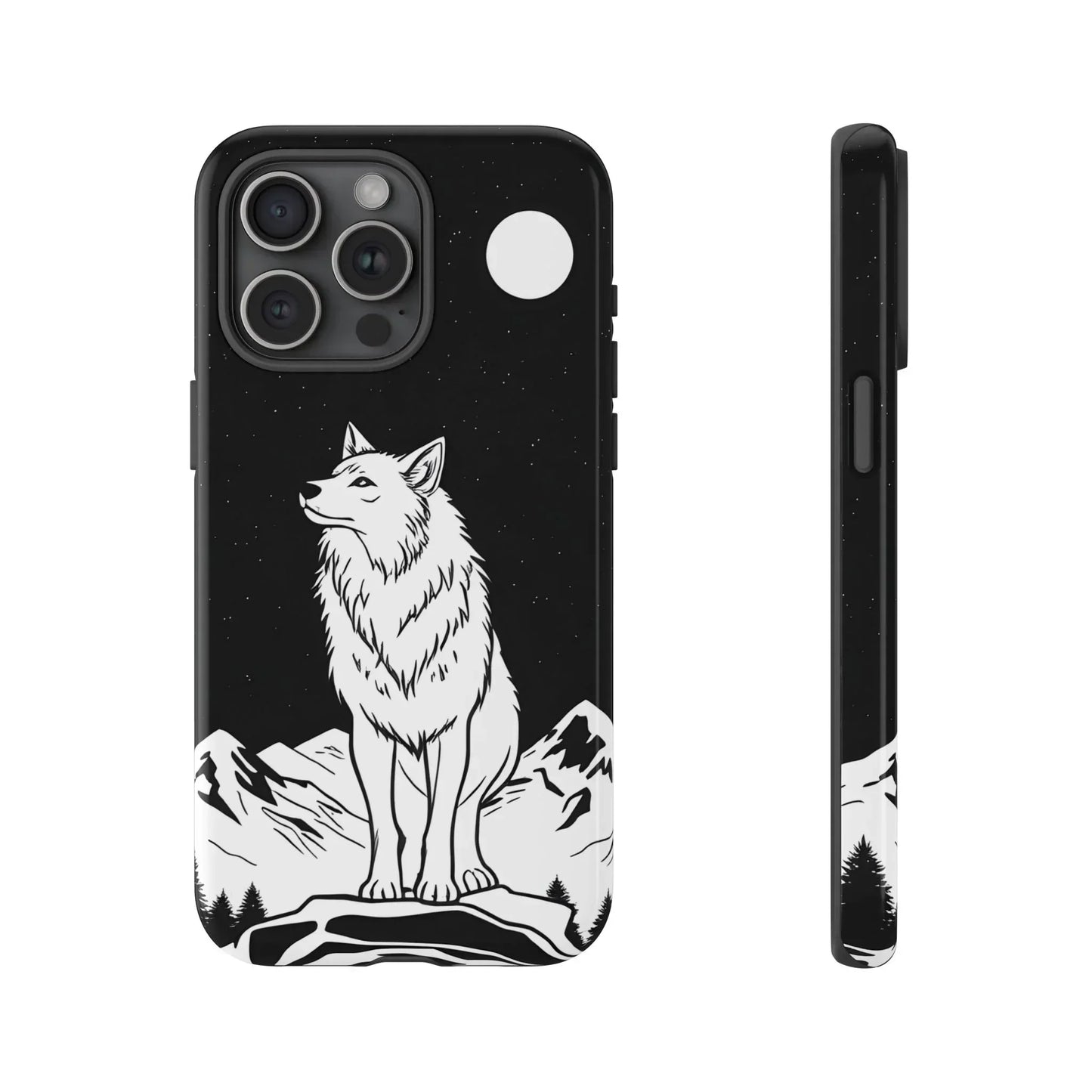 Majestic Wolf Phone Case for iPhone and Samsung Galaxy - KarArmDesign