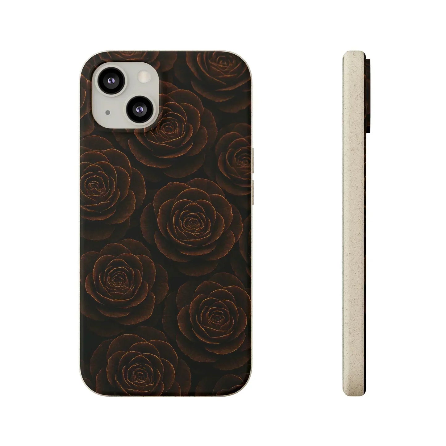 Wooden Roses Phone Case for iPhone 11-16 and Samsung Galaxy S20-S22 Models - KarArmDesign