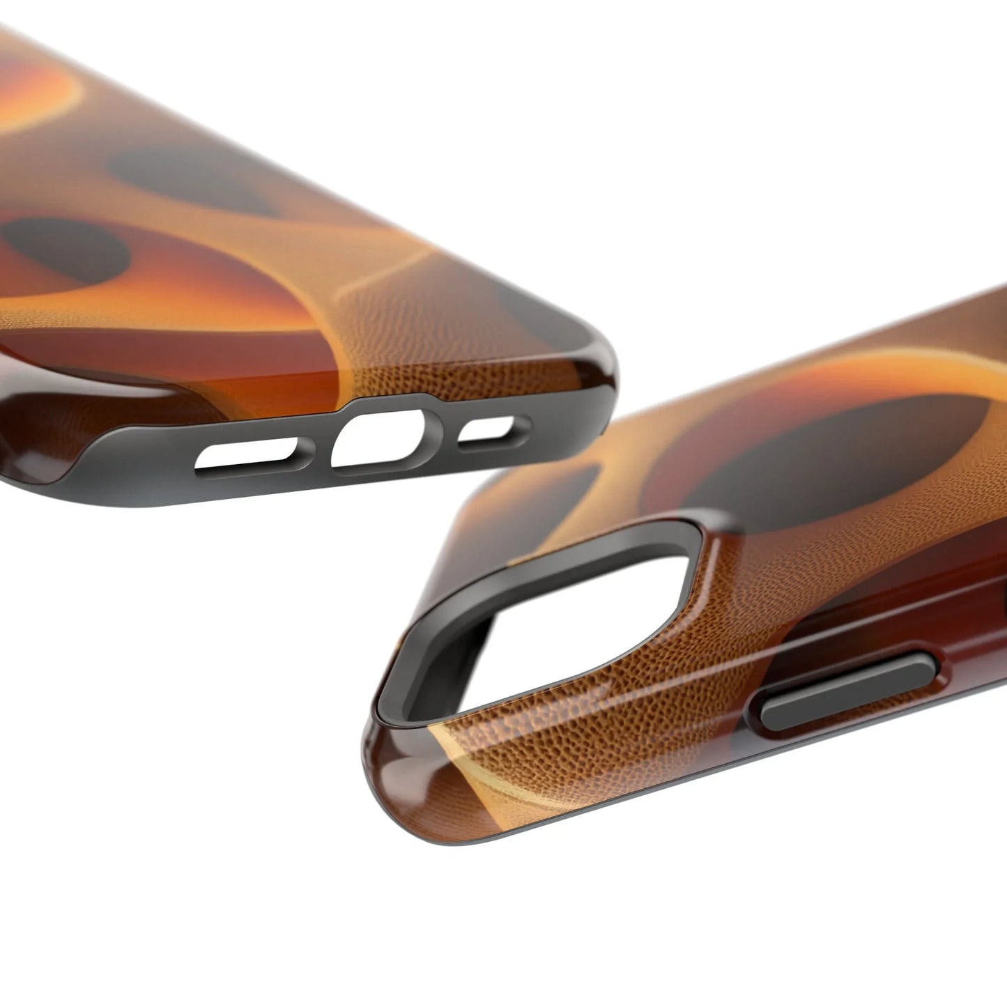 Amber Flow Phone Case for iPhone 11-17 and Samsung Galaxy S21-S22 Models - KarArmDesign