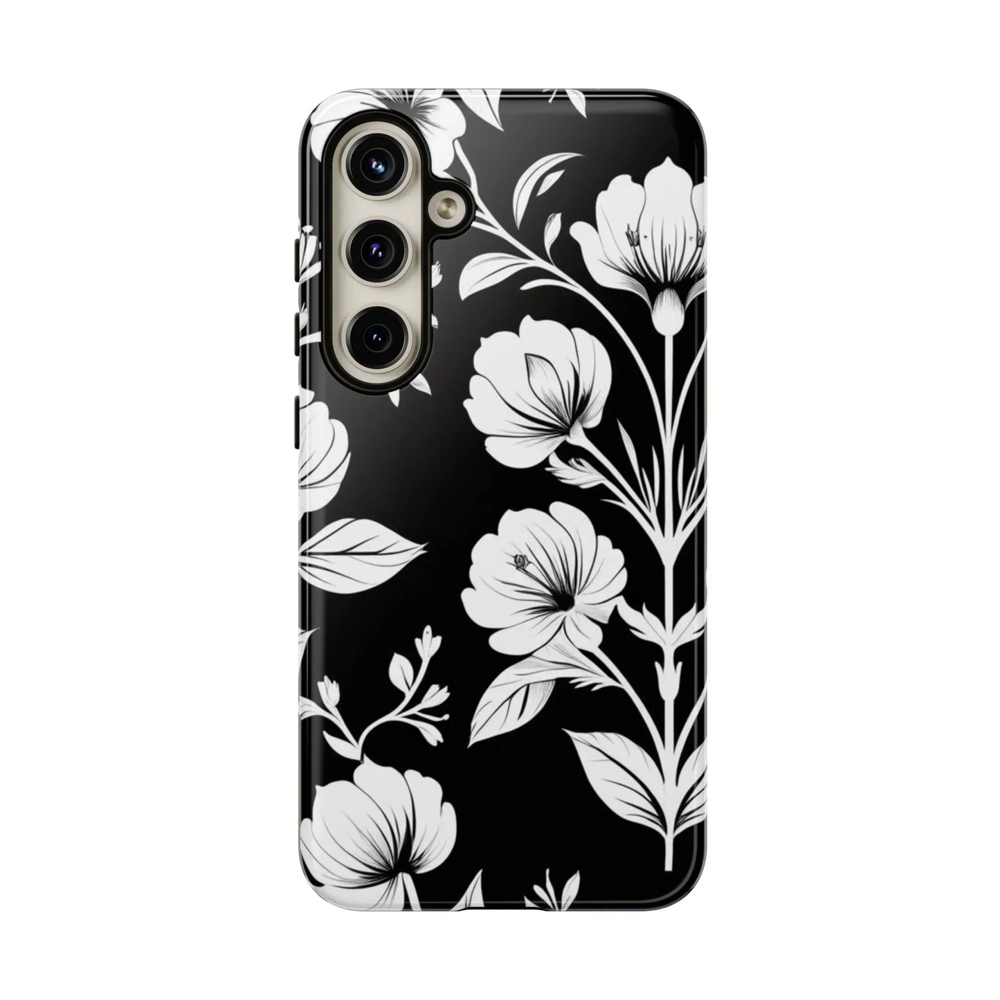 ElegantFloral Phone Case for Samsung Galaxy S10-S25 Models - KarArmDesign
