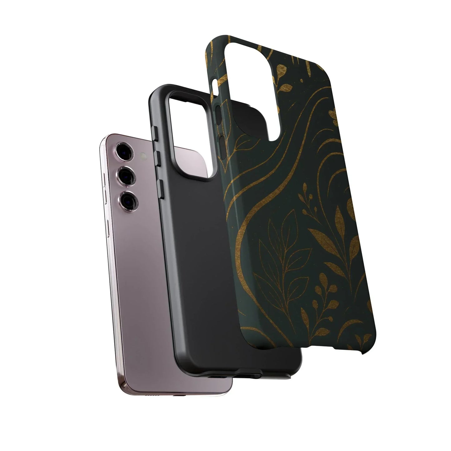 Foil Frenzy Abstract Gold Pattern Phone Case for Samsung Galaxy and Google Pixel - KarArmDesign