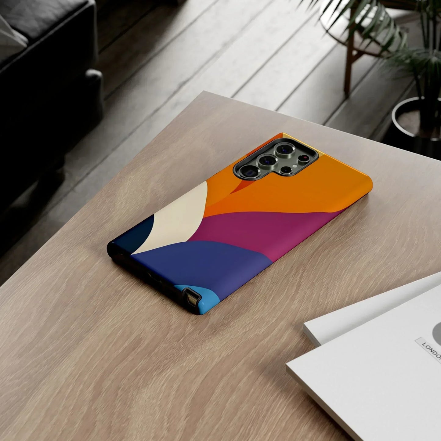 Vibrant Abstract Design Phone Case for iPhone and Samsung Galaxy - KarArmDesign