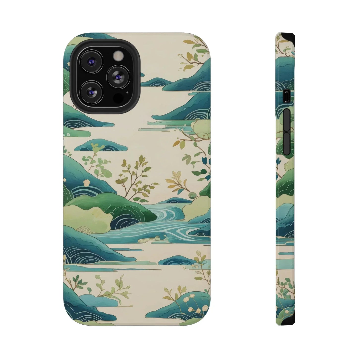 Nature Landscape Phone Case for iPhone 12-16 and Samsung Galaxy S21-S22 Models - KarArmDesign