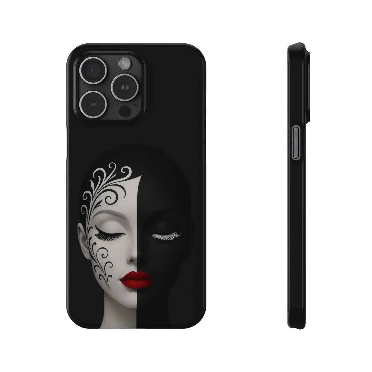 Artistic Head Design Phone Case for iPhone 7-16 Models - KarArmDesign