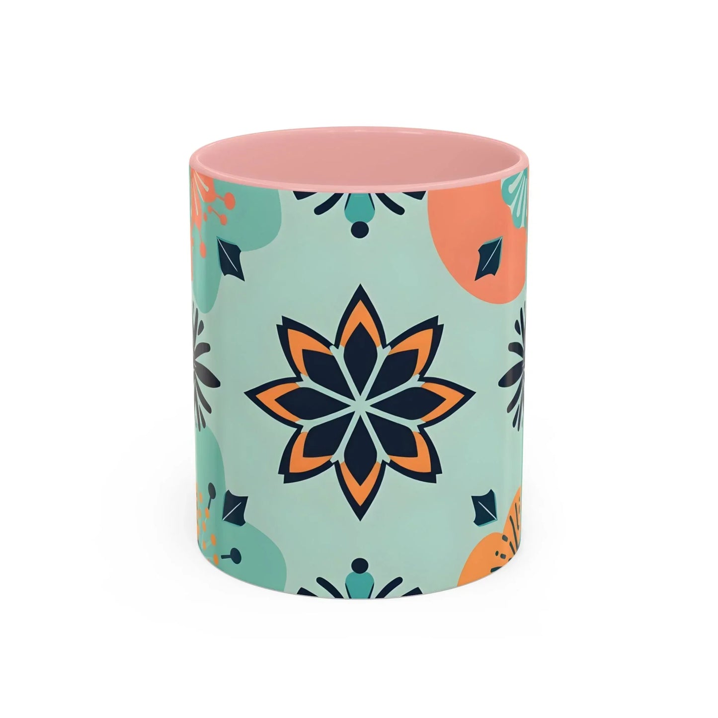 Floral Ornament Coffee Mug – 11oz - KarArmDesign