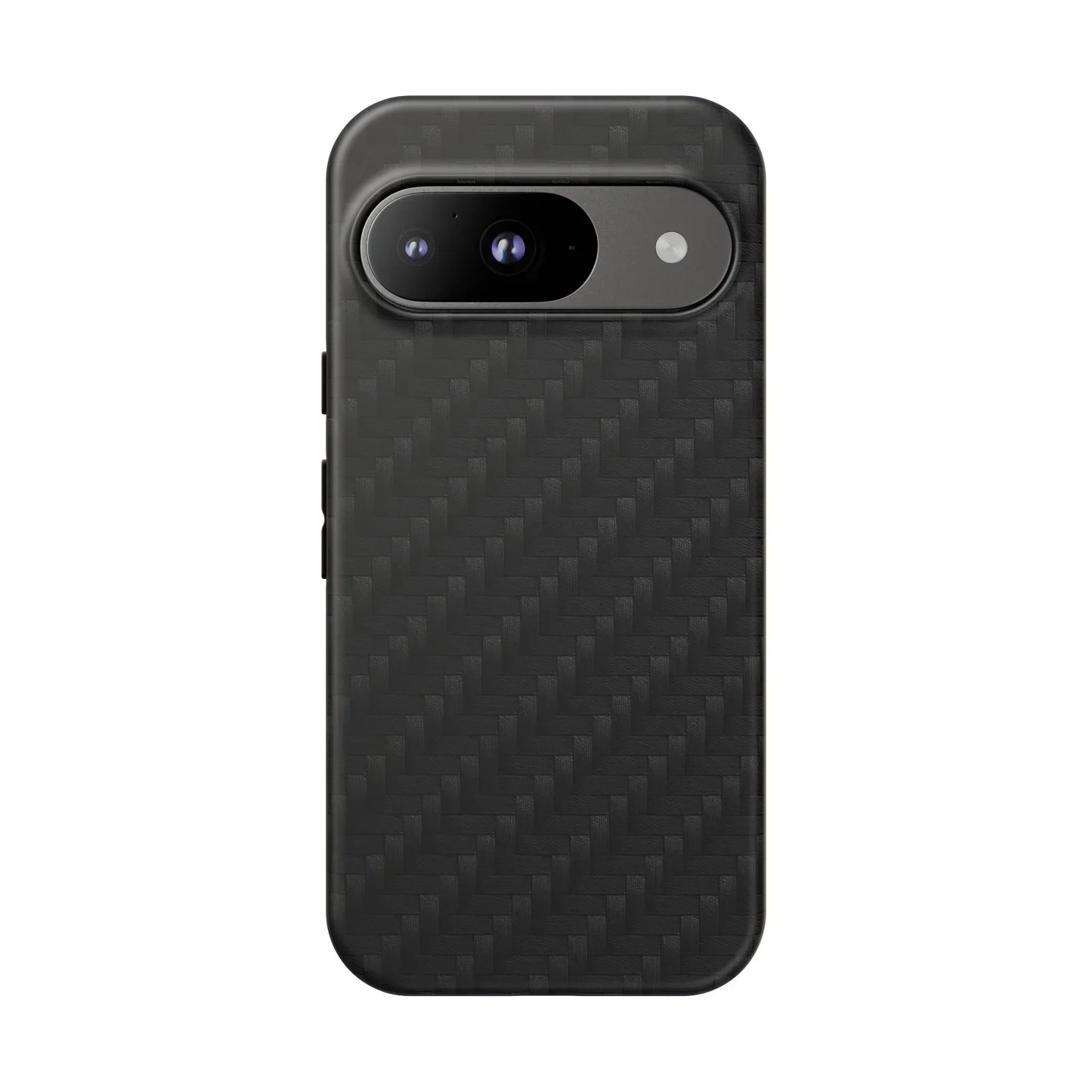 Black Carbon Phone Case Tough Case for iPhone 8-16 and Google Pixel up to 9 Models - KarArmDesign