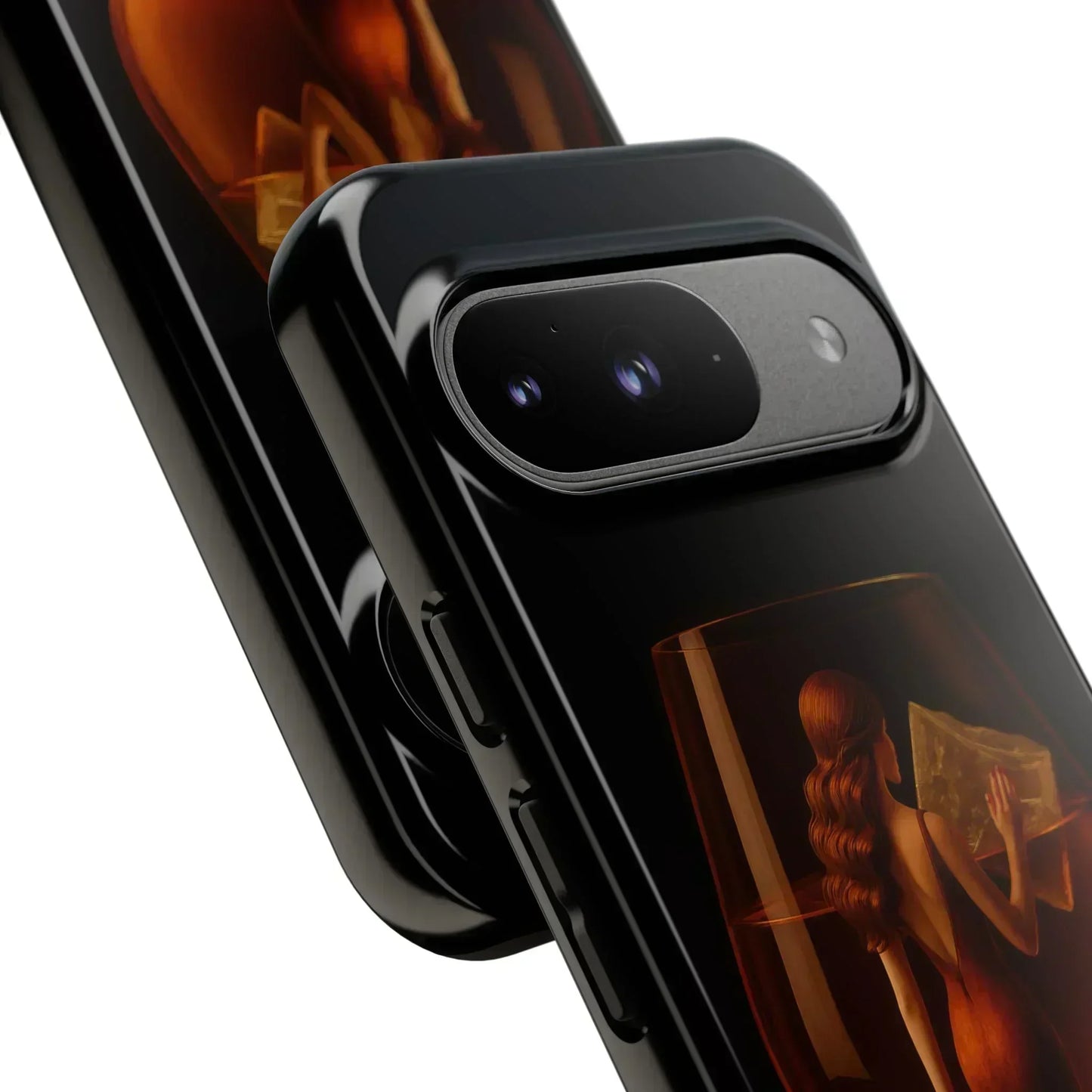 Elegant Midnight Lady Phone Case for iPhone 8-16 and Google Pixel up to 9 Models - KarArmDesign