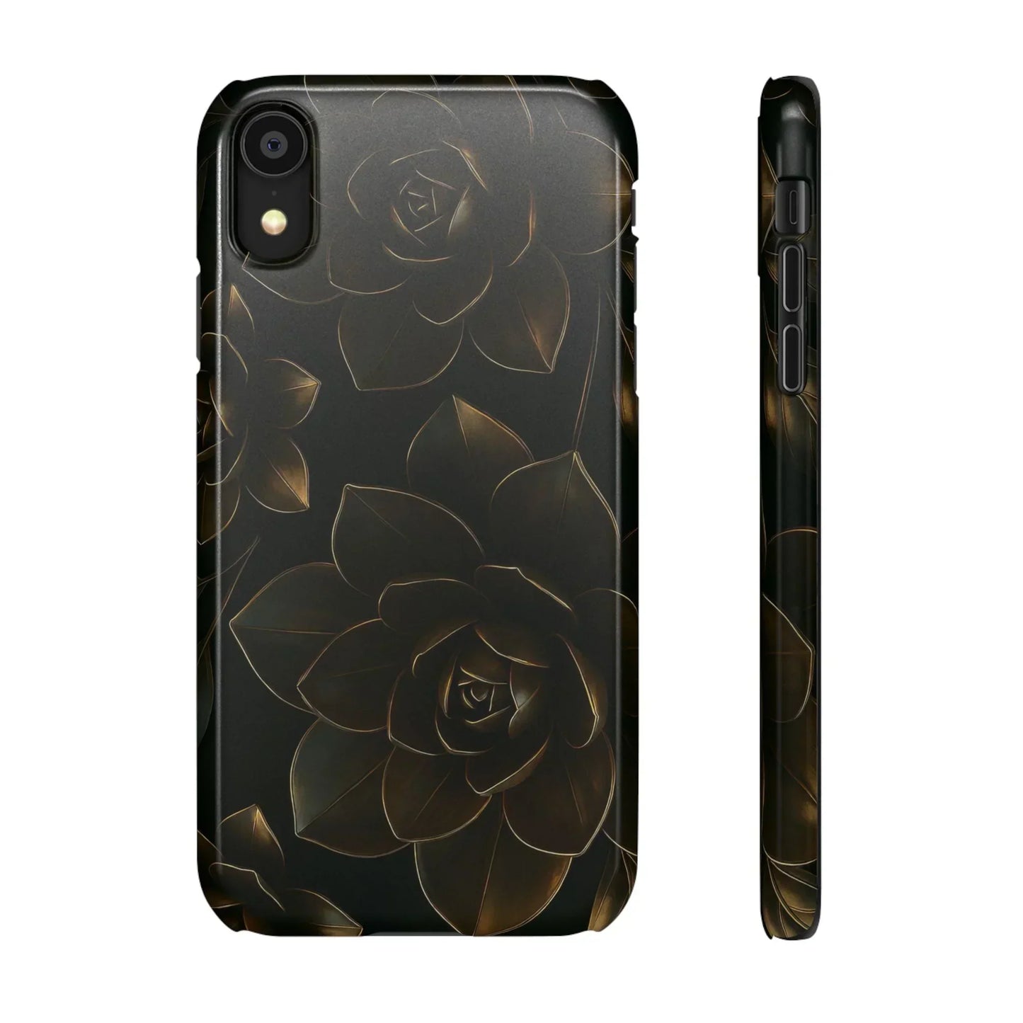 Metal Flower Phone Case for iPhone 7-16 and Galaxy S10-S24 Models - KarArmDesign